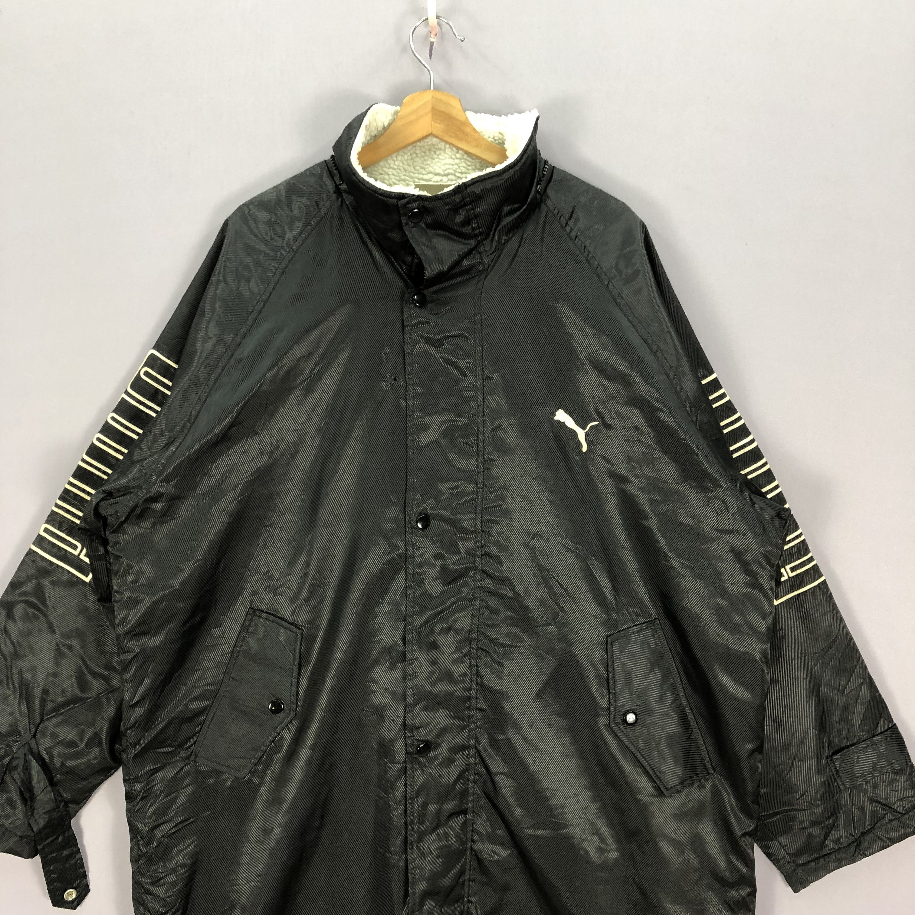 Puma × Vintage Vintage Puma Fleece Coach Jacket Size US L / EU 52-54 / 3 - 4 Thumbnail