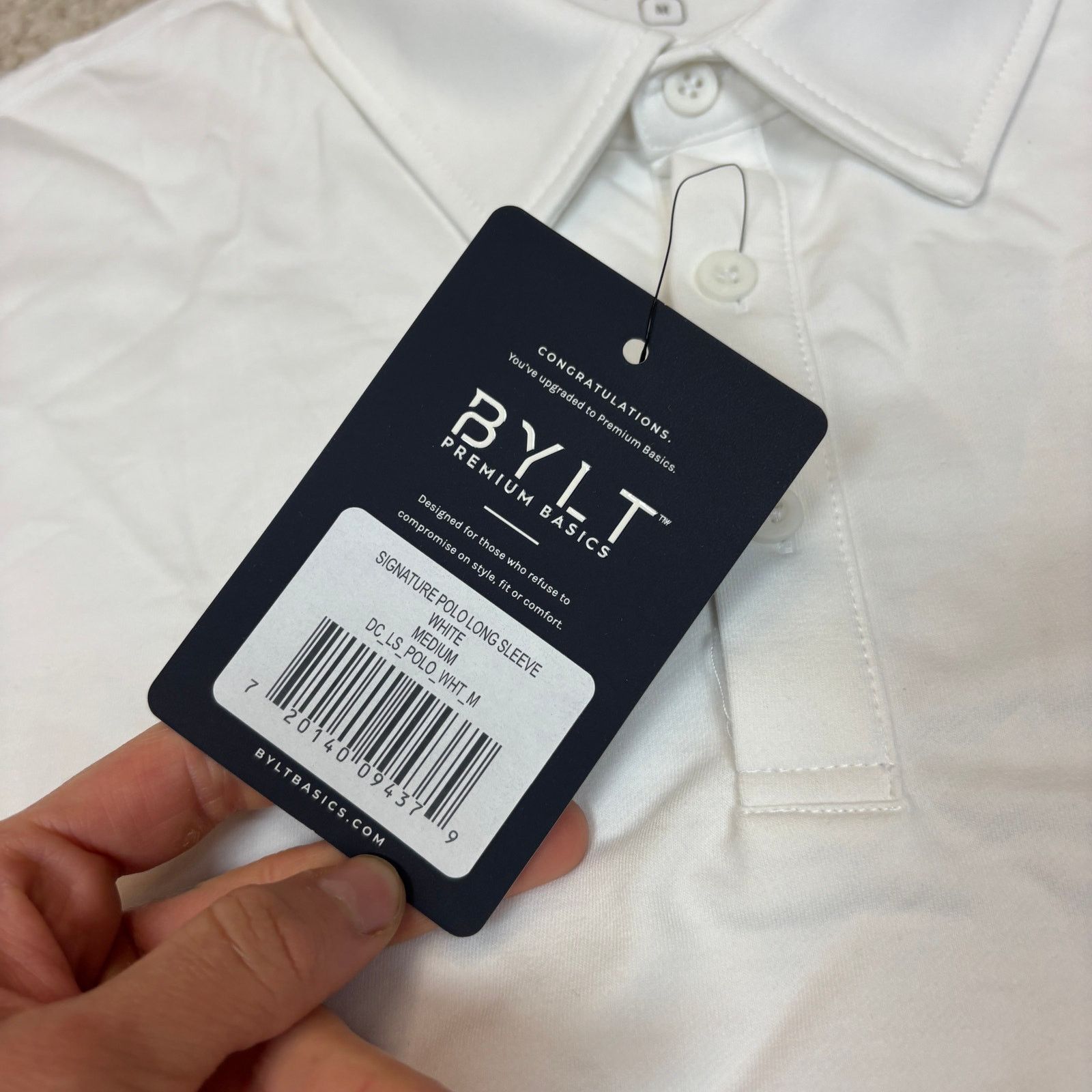 Other Bylt Signature Polo Long Sleeve Shirt Men's Medium Preppy Size US M / EU 48-50 / 2 - 7 Thumbnail