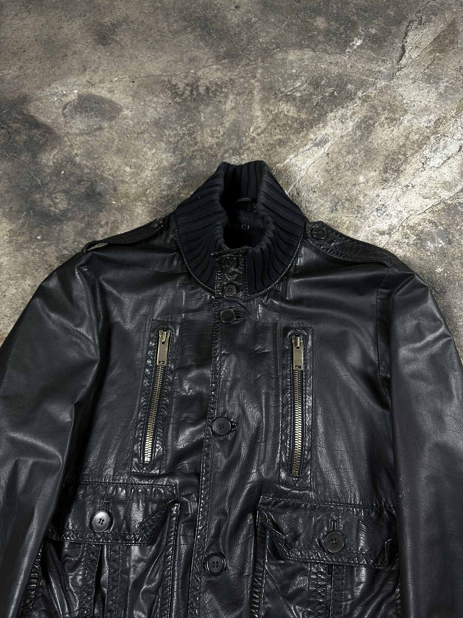 Gucci FW06 Gucci Madonna Leather Biker Jacket Size US M / EU 48-50 / 2 - 4 Thumbnail