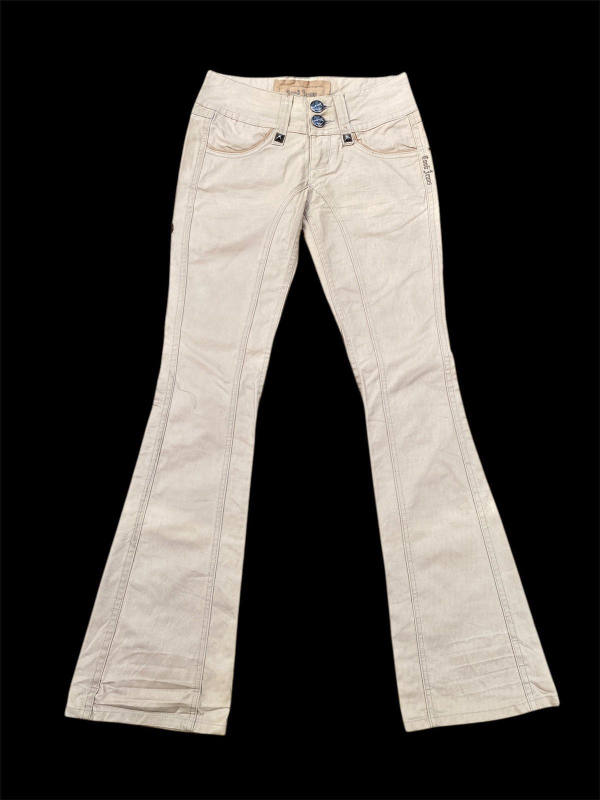 Japanese Brand × Le Grande Bleu (L.G.B.) × Tornado Mart Cook Jeans Japan Low Rise Flare Pant Size US 28 / EU 44 - 2 Thumbnail