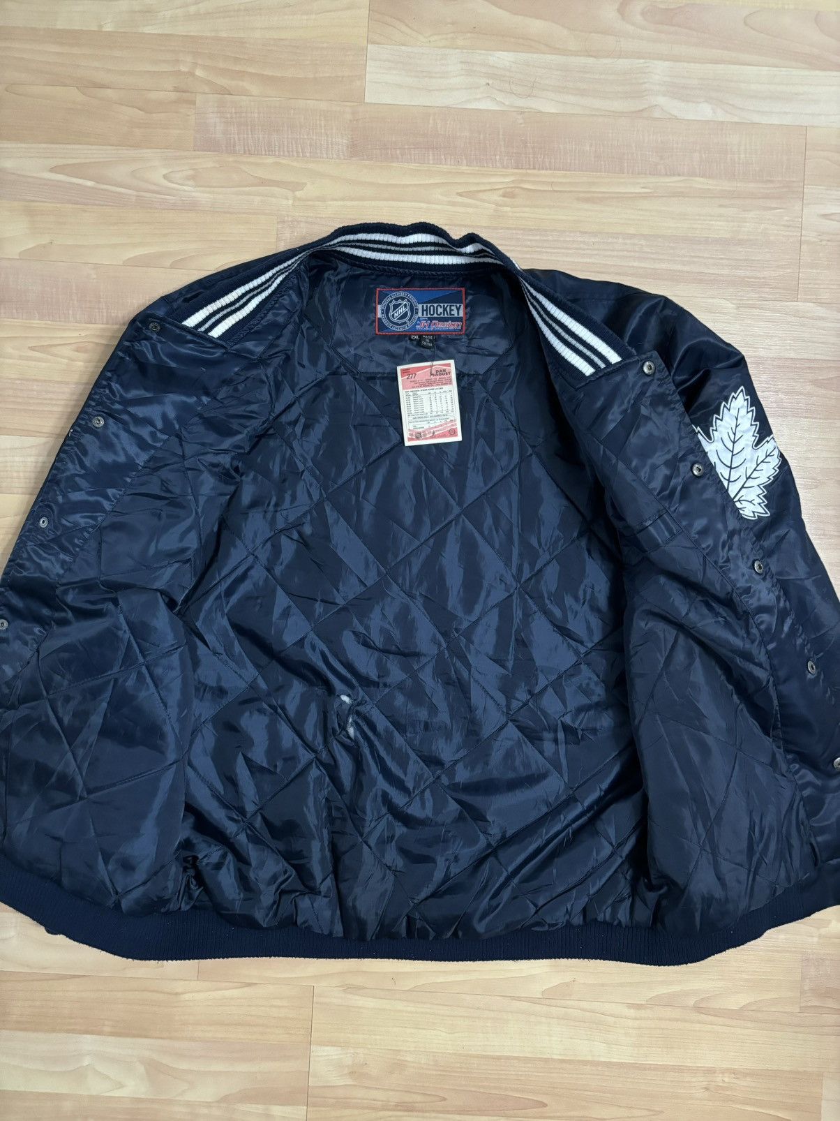 Jeff Hamilton × NHL × Vintage Vintage Jeff Hamilton Toronto Maple Leafs Bomber Jacket Size US XXL / EU 58 / 5 - 2 Thumbnail