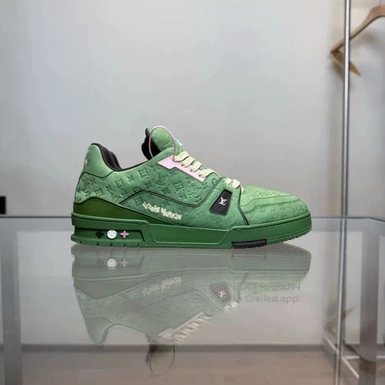 Louis Vuitton Louis Vuitton x Tyler Trainer Green UK9.5. Size US 9.5 / EU 42-43 - 2 Thumbnail