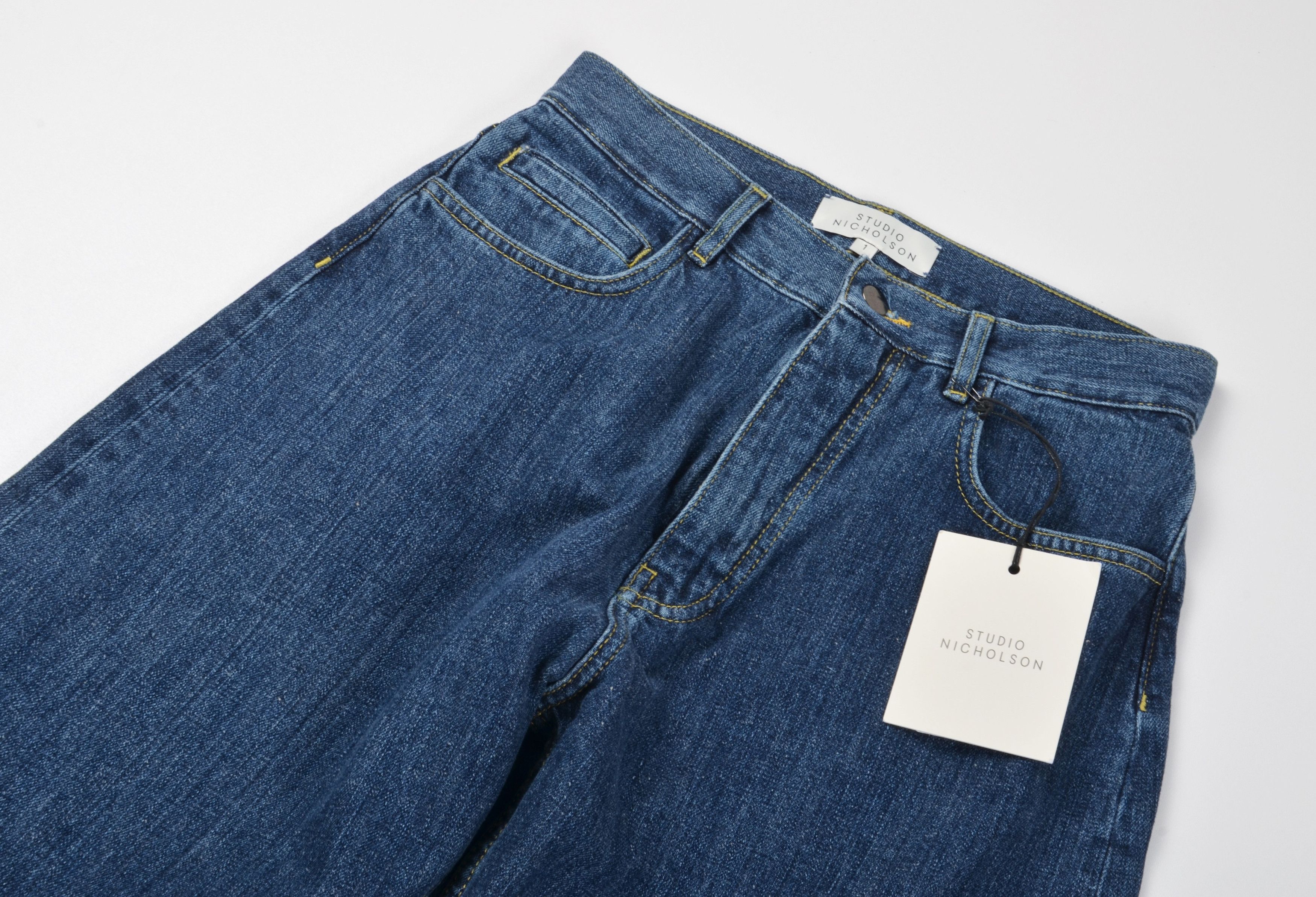 Studio Nicholson Studio Nicholson Tiago Washed Selvedge Denim Jeans Size 28" / US 6 / IT 42 - 3 Thumbnail