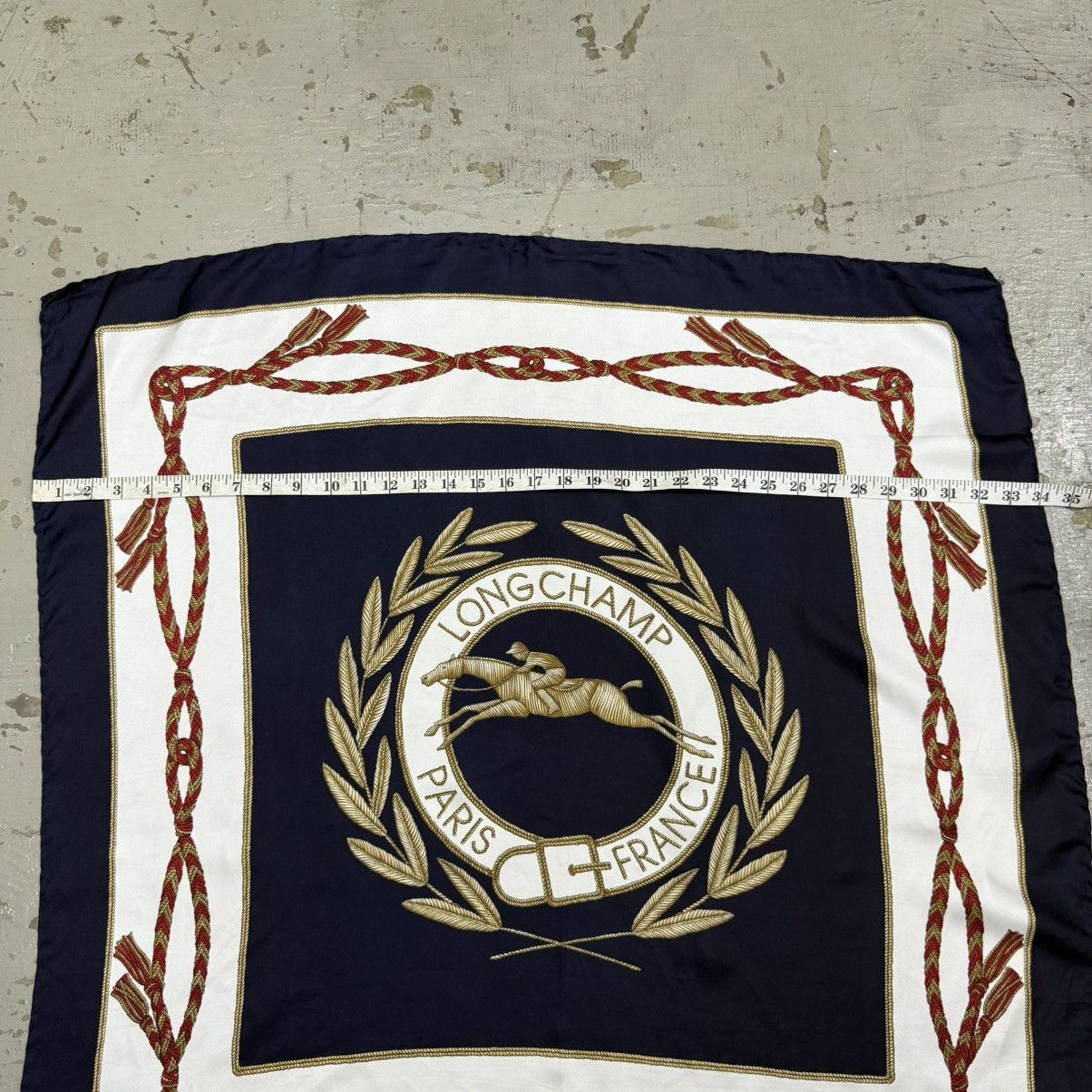 Longchamp Vintage Longchamp Silk Scarf Size ONE SIZE - 4 Thumbnail