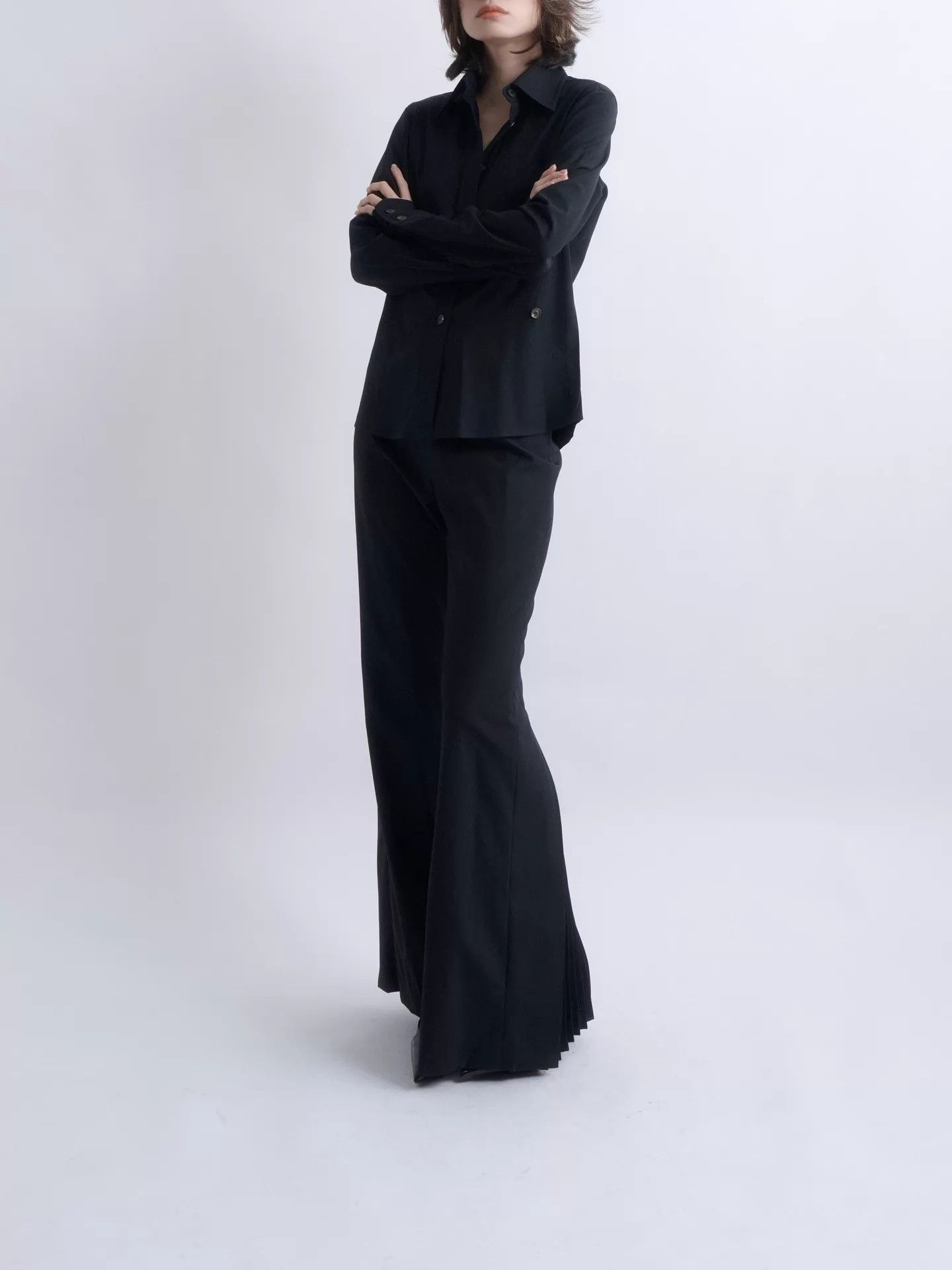 Gucci GUCCI by Tom Ford 1999 AW Black Tailored Shirt 40 Size S / US 4 / IT 40 - 2 Thumbnail