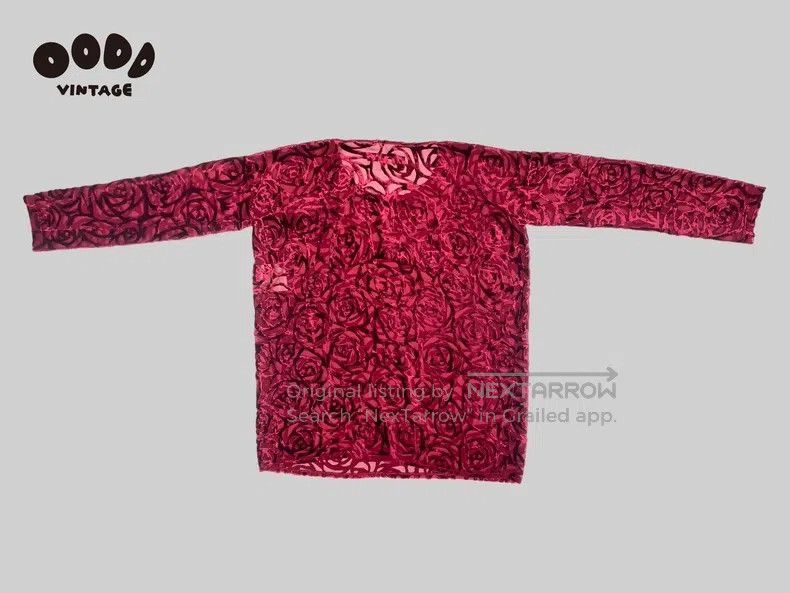 Junya Watanabe Junya Watanabe Goose down lace rose blouse Size XS / US 0-2 / IT 36-38 - 4 Thumbnail