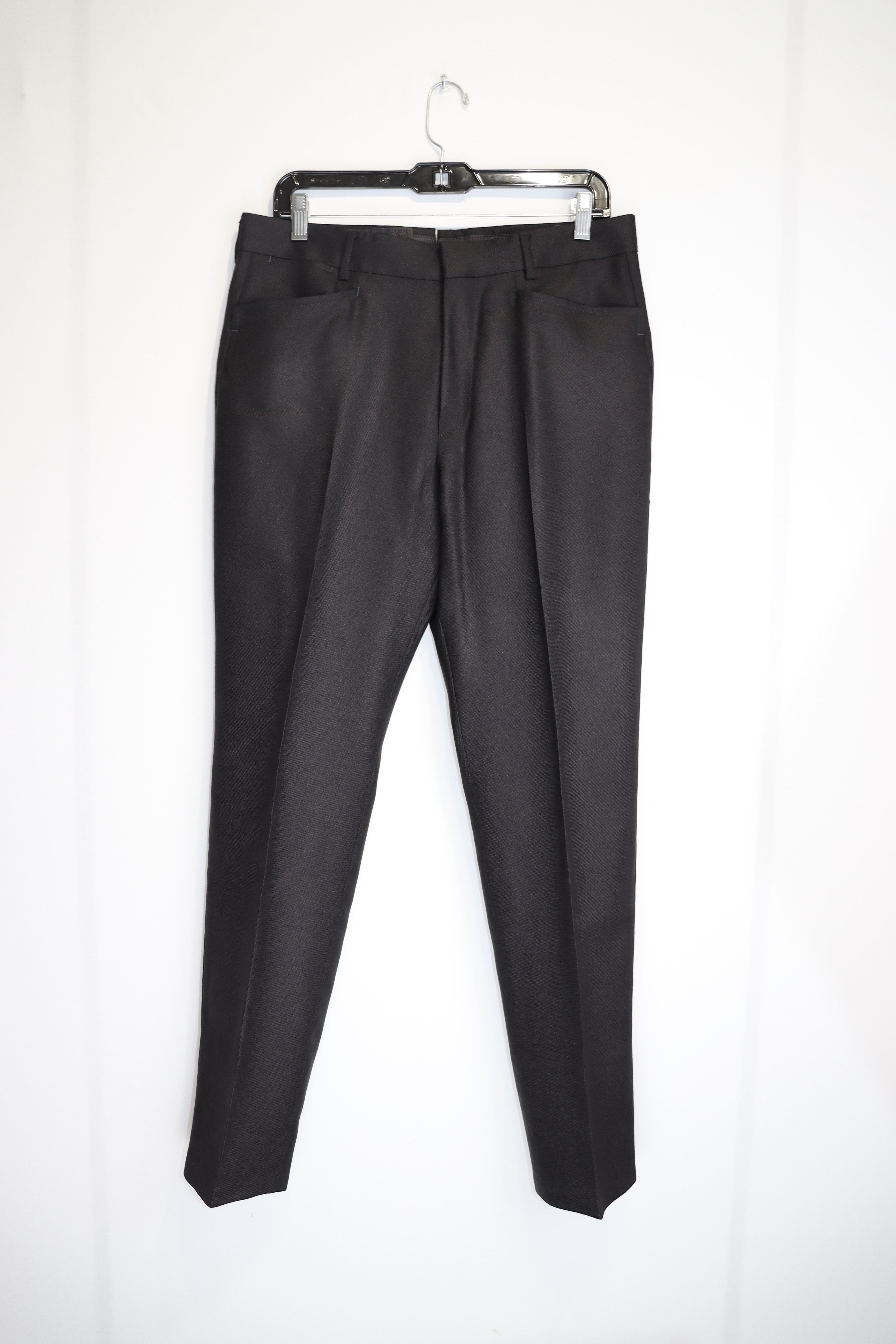 Tom Ford o1rshd1 Evening Pants / Slacks / Formal Trousers in Black Size US 30 / EU 46 - 1 Thumbnail