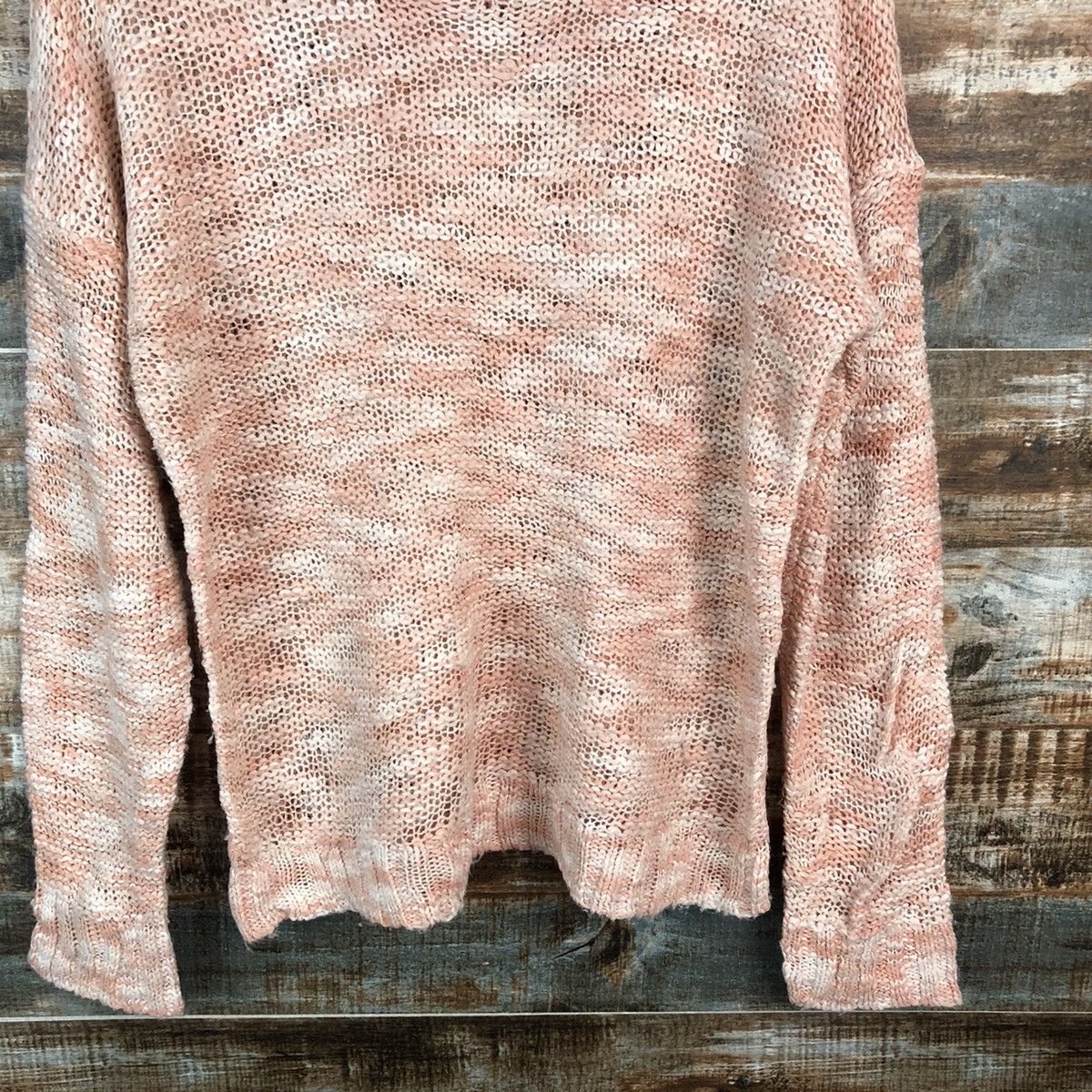 Aran Isles Knitwear × Japanese Brand Japanese Knit Sweaters Pink Page Boy #974 Size M / US 6-8 / IT 42-44 - 6 Thumbnail