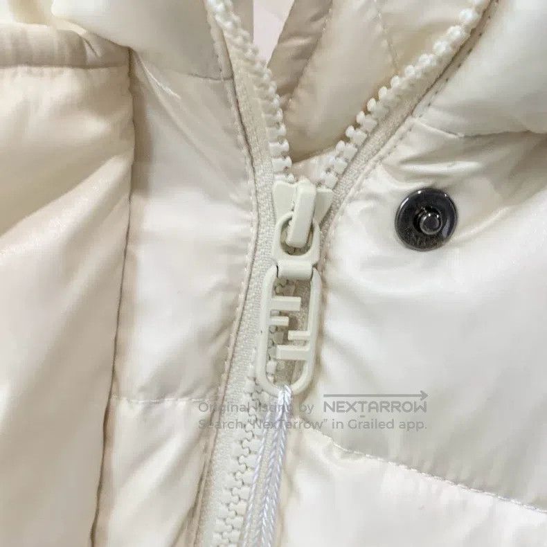 Fendi Fendi Double F Embossed Logo Cream White Down Jacket Size S / US 4 / IT 40 - 6 Thumbnail