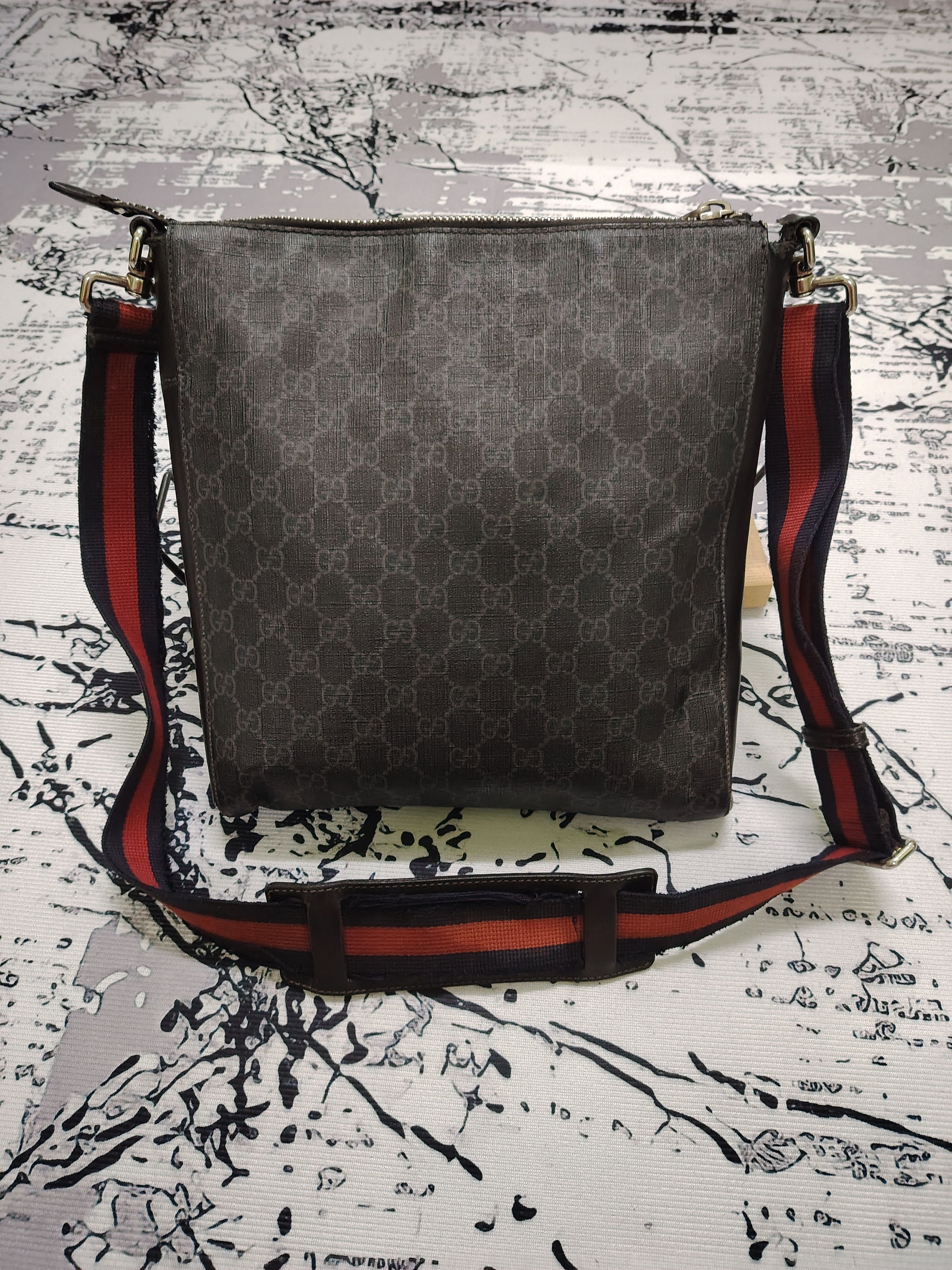 Gucci GUCCI DISTRESSED BAG MESSENGER MONOGRAM SUPREME GG Size ONE SIZE - 2 Thumbnail