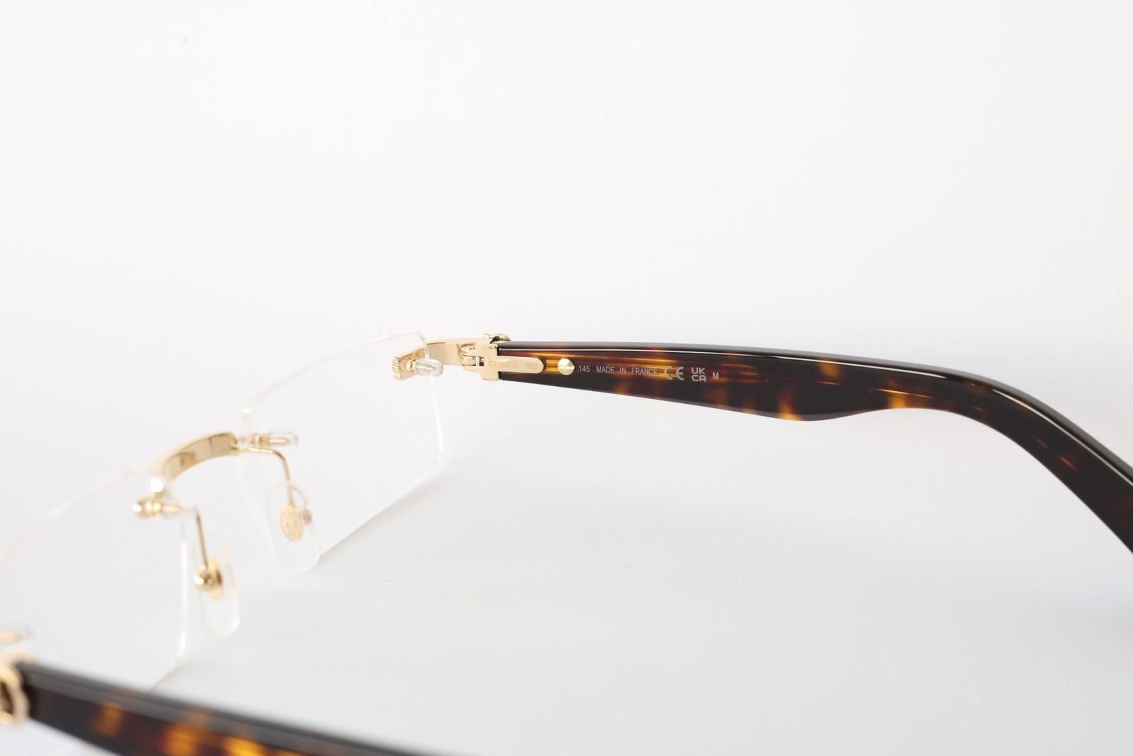 Cartier New Cartier eyewear optical eyeglasses CT0537O 002 gold Size ONE SIZE - 4 Thumbnail