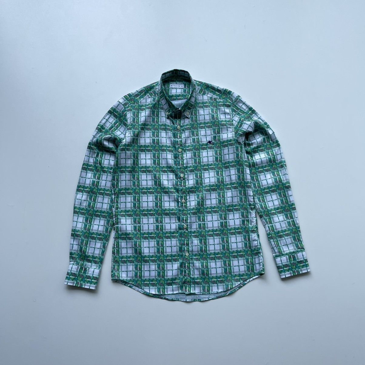 Designer × Etro Etro Paisley Printed Lightweight Cotton Button Ups Shirt Size US M / EU 48-50 / 2 - 1 Thumbnail