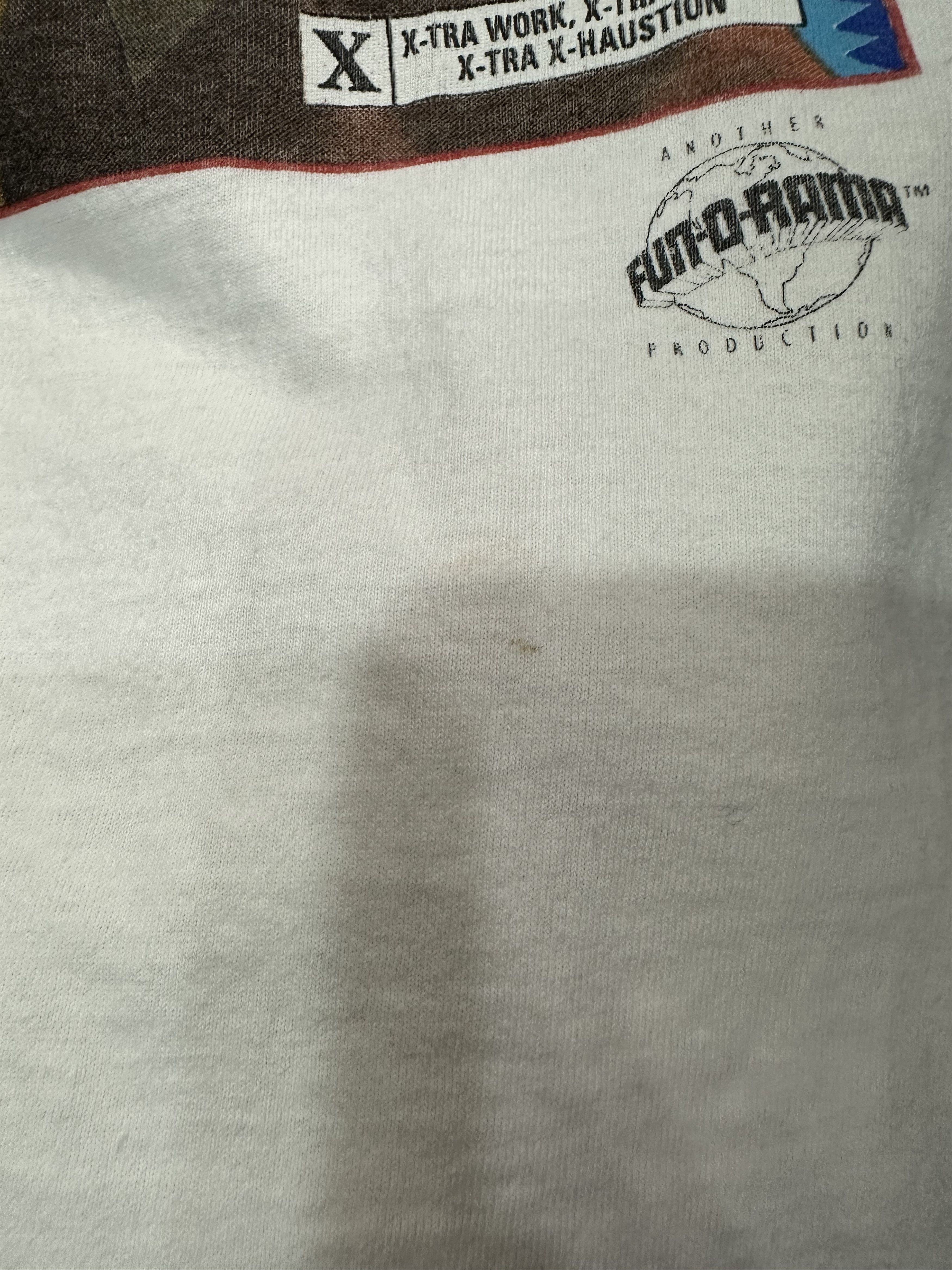 トップス 90s THE JOB THAT ATE MY BRAIN FUN-O-RAMA Vintage 1989 The Job That Ate My Brains Ramones Shirt