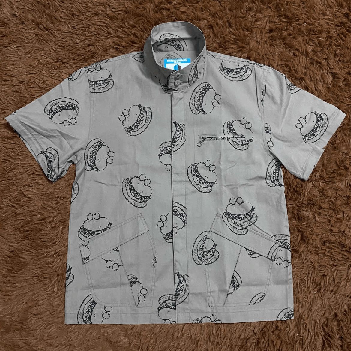 Undercover Undercover 00SS HAZA Burger Print Detachable Jacket-2508 Size US M / EU 48-50 / 2 - 3 Thumbnail