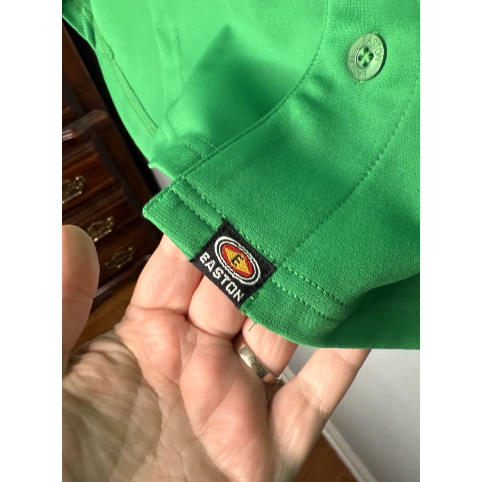 Vintage VINTAGE Easton Jersey Baseball Large Mens Green CH St Patrick’s Day 90s/Y2K Blocker CHAM Size US L / EU 52-54 / 3 - 5 Thumbnail