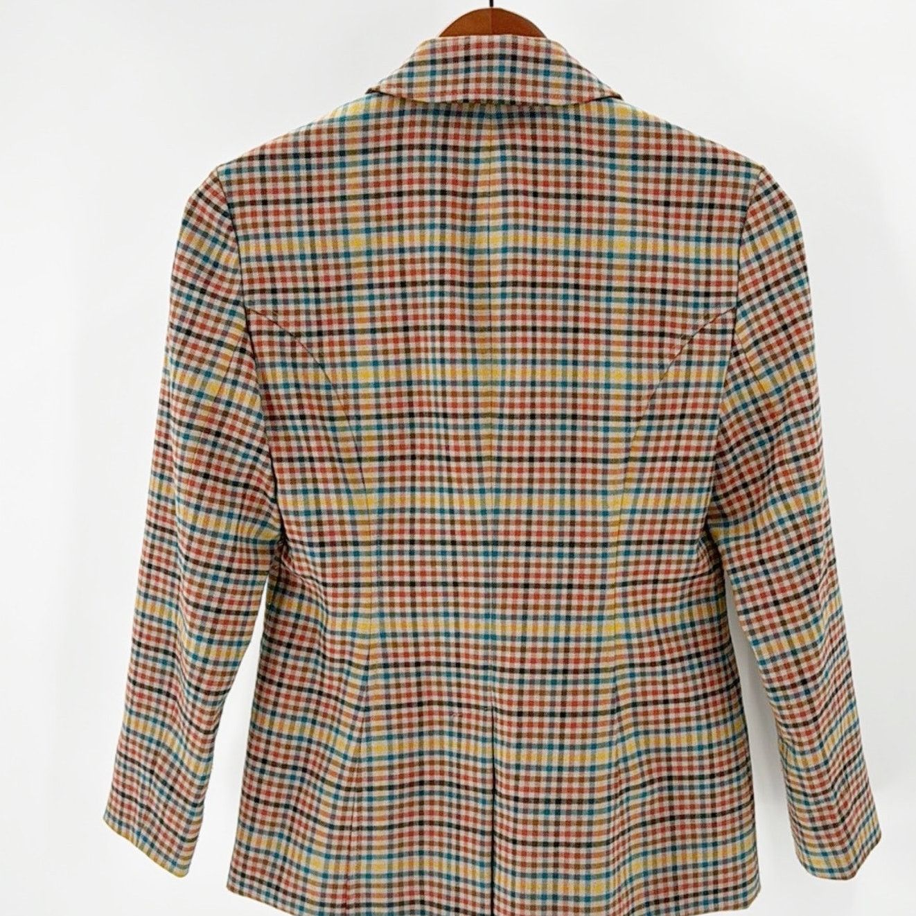 Other International Concepts plaid double breasted Blazer sz XS Size XS / US 0-2 / IT 36-38 - 3 Thumbnail