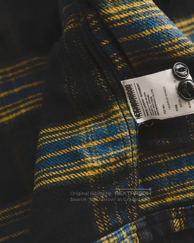 Neighborhood Neighborhood Plaid Shirt, XL Size Size US XL / EU 56 / 4 - 4 Thumbnail