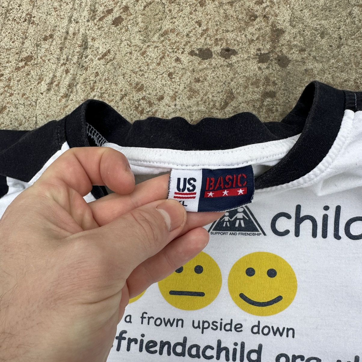 Vintage Vintage Adult “ USA Basic Befriend Child” T-shirts Joke Y2K Size US XL / EU 56 / 4 - 7 Thumbnail