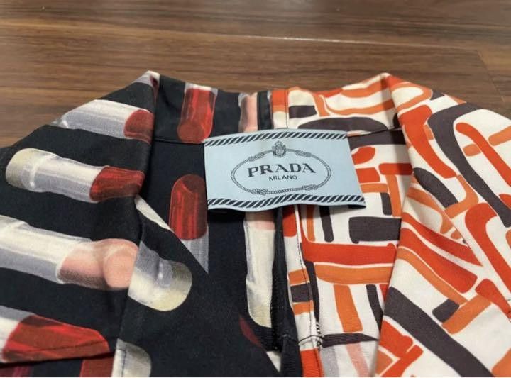 Prada PRADA lipstick print shirt AW2018 Size US S / EU 44-46 / 1 - 5 Thumbnail