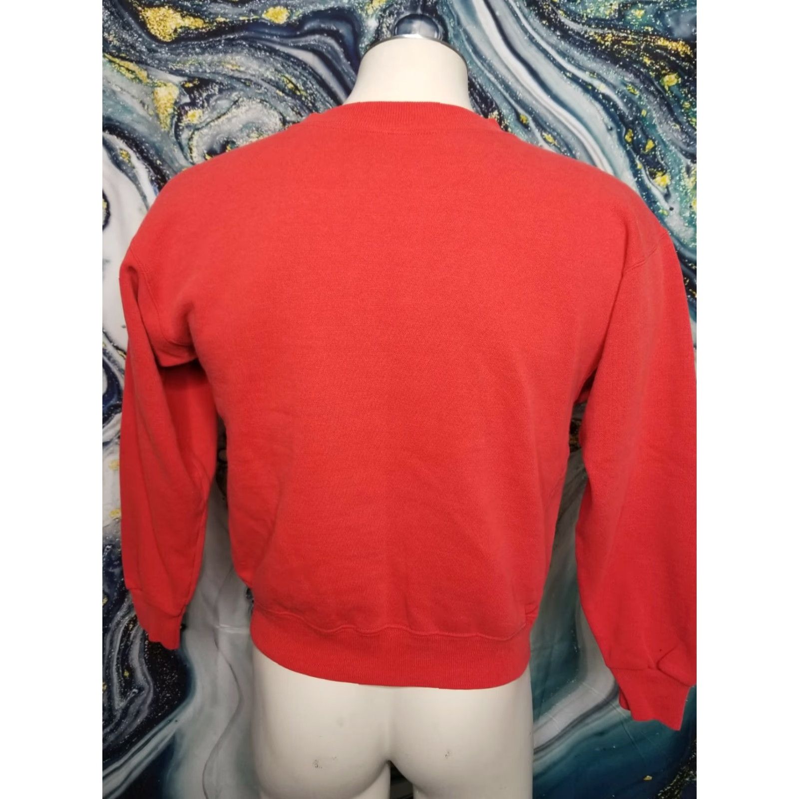 Hanes VINTAGE Hanes Sweatshirt Crew Neck Red M Mens 90s Grunge Mustang Island Texas Port Royal Graphic Print Size US M / EU 48-50 / 2 - 5 Thumbnail
