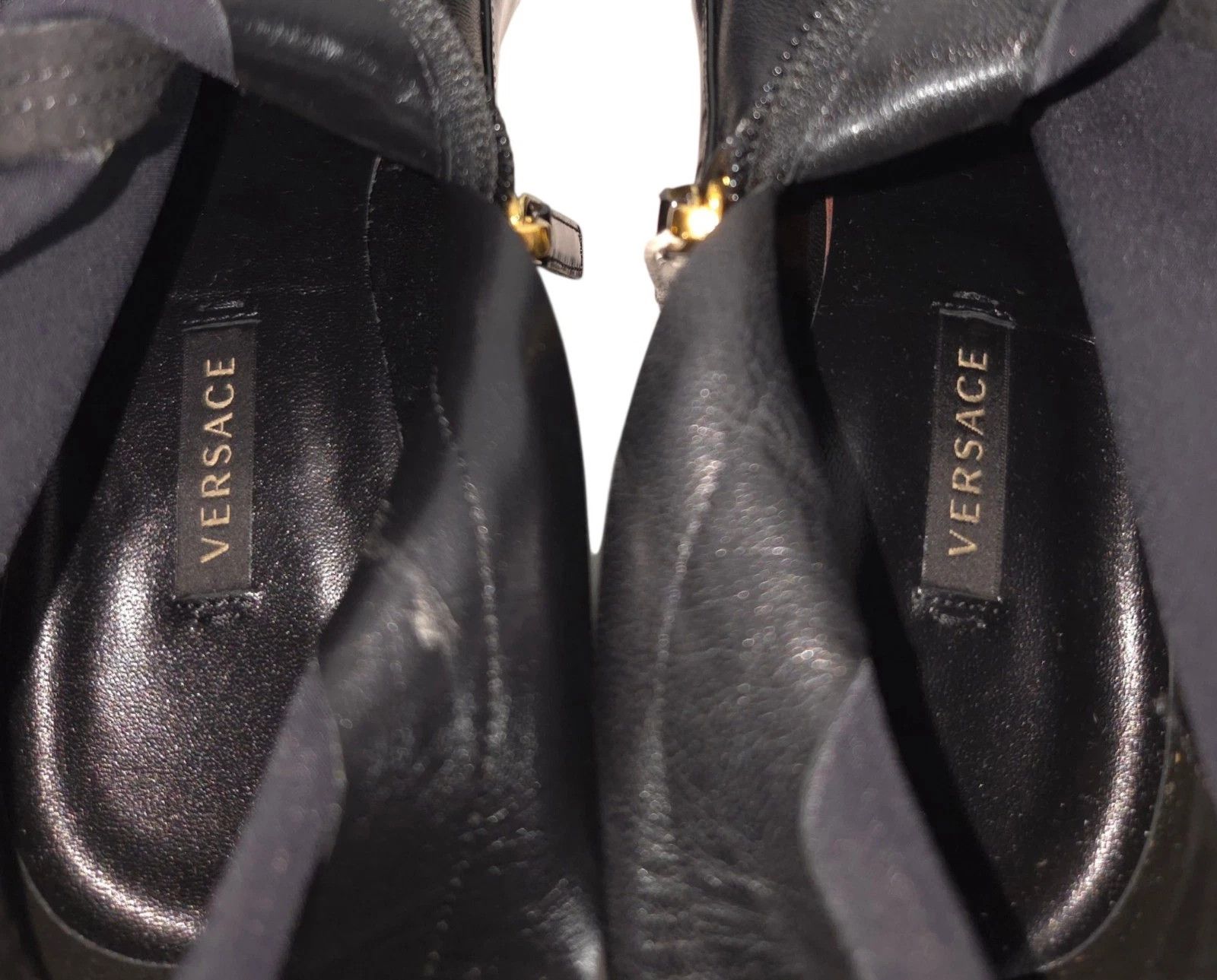 Versace Versace Safety Pin Nappa Stretch Boots US 6 EU 36 Womens Size US 6 / IT 36 - 13 Thumbnail