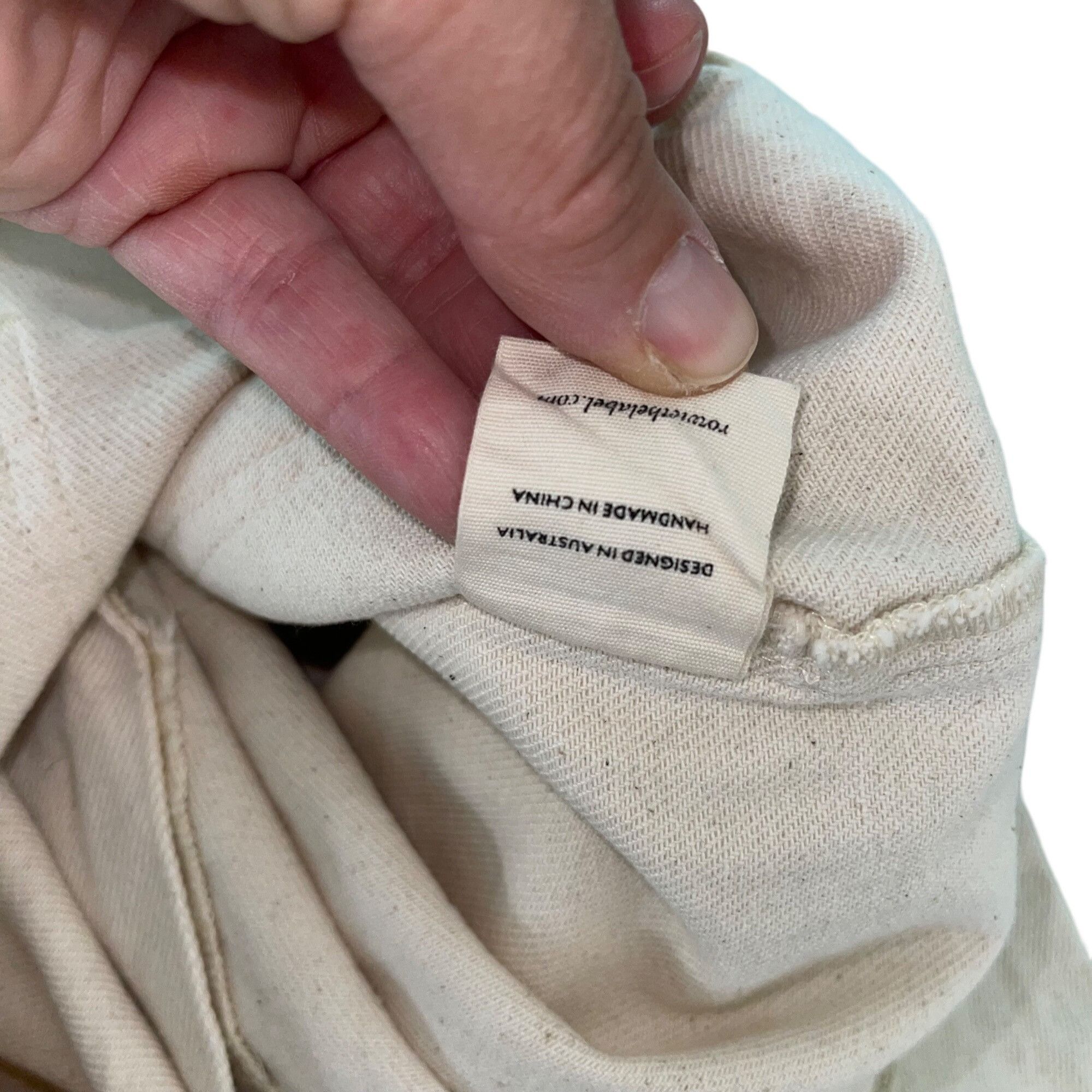 Other Rowie The Label Womens Jeans Size Large White Size 29" - 7 Thumbnail