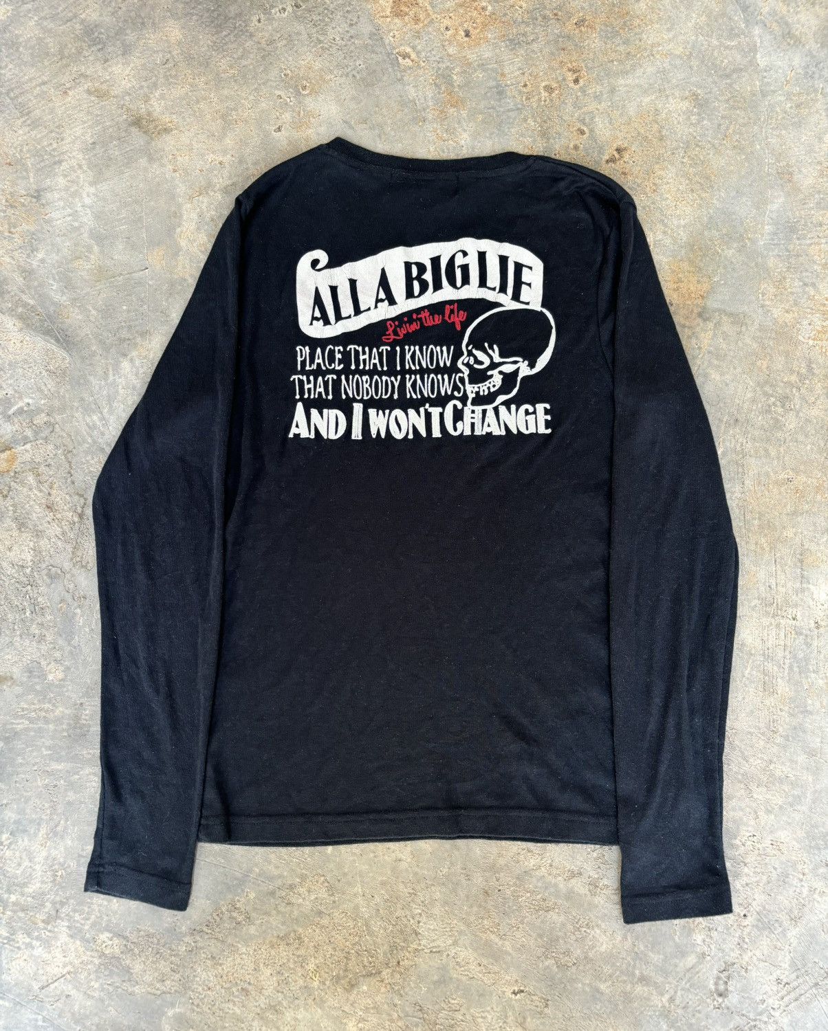 Hysteric Glamour × If Six Was Nine × Japanese Brand Y2k Place Plan Skull Ifsixwasnine Lgb Style Longsleeve Size US M / EU 48-50 / 2 - 1 Thumbnail