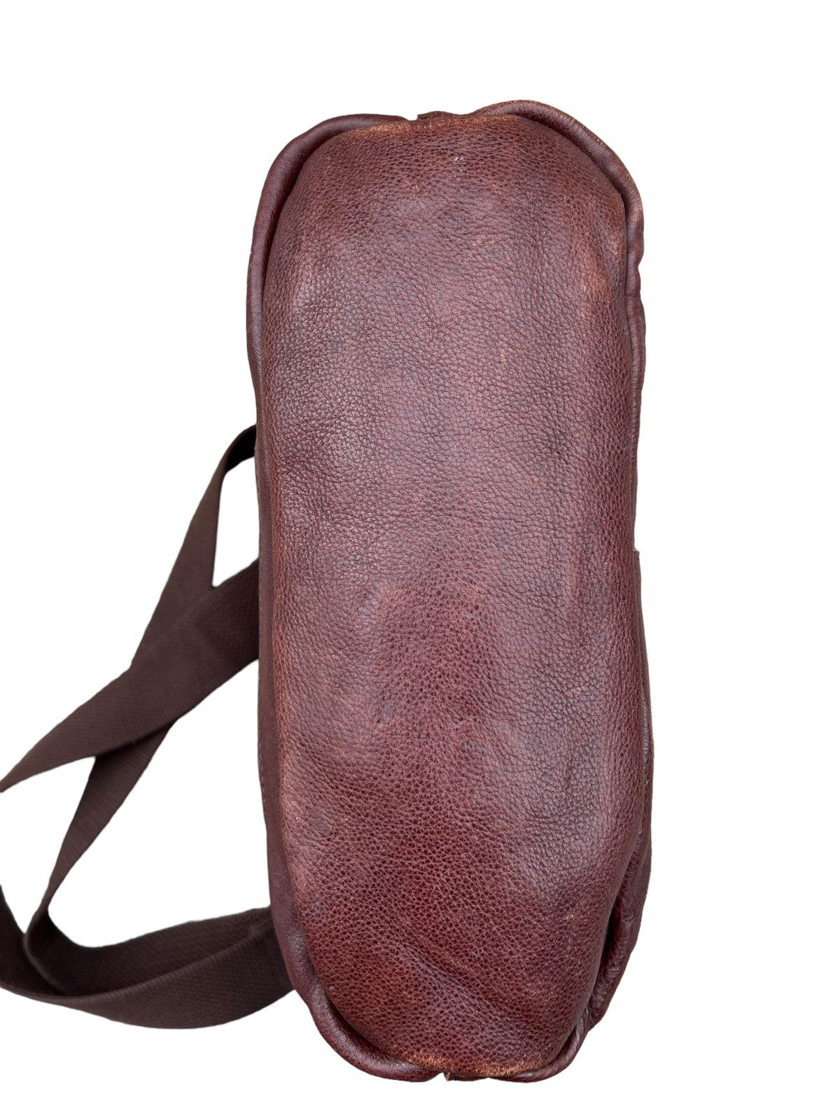 Japanese Brand Vintage Butler Verner Sails Patina Leather Bag 2 Compartment Size ONE SIZE - 18 Thumbnail