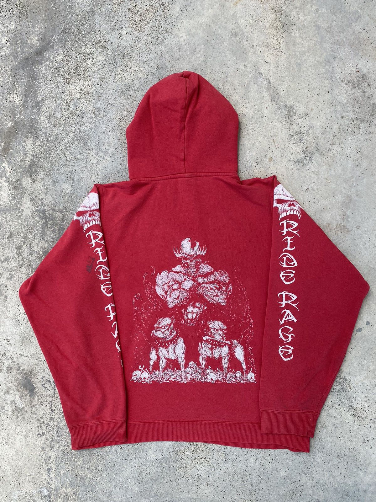 If Six Was Nine Distressed Vintage Punk Boxy Y2K Gothic Hoodie Size US M / EU 48-50 / 2 - 4 Thumbnail