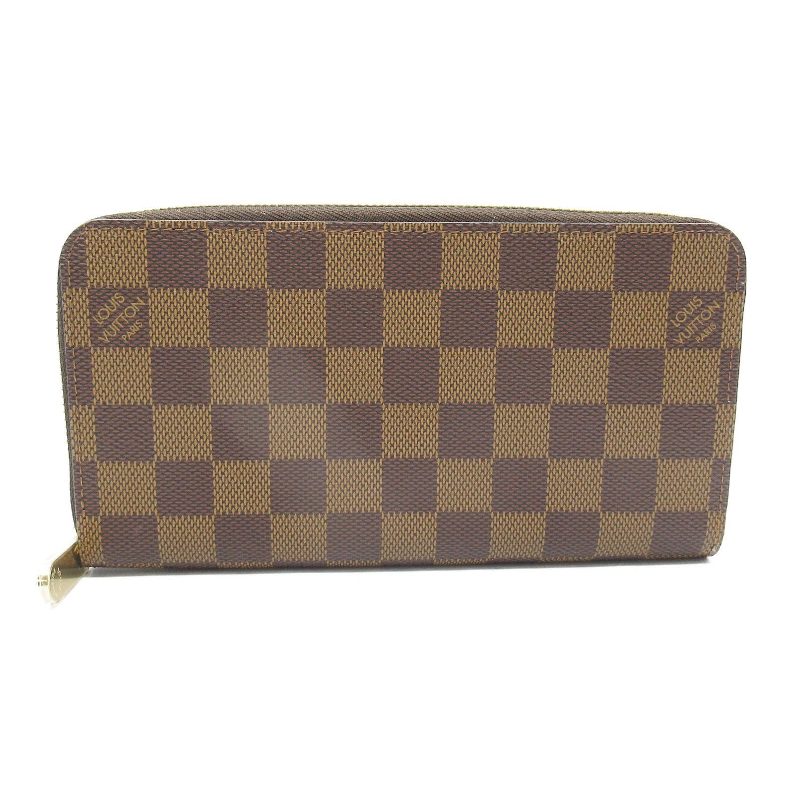 Louis Vuitton Louis Vuitton Zippy Wallet Round Long Zipper Coated Canvas Damier Brown Ebene Size ONE SIZE - 1 Thumbnail