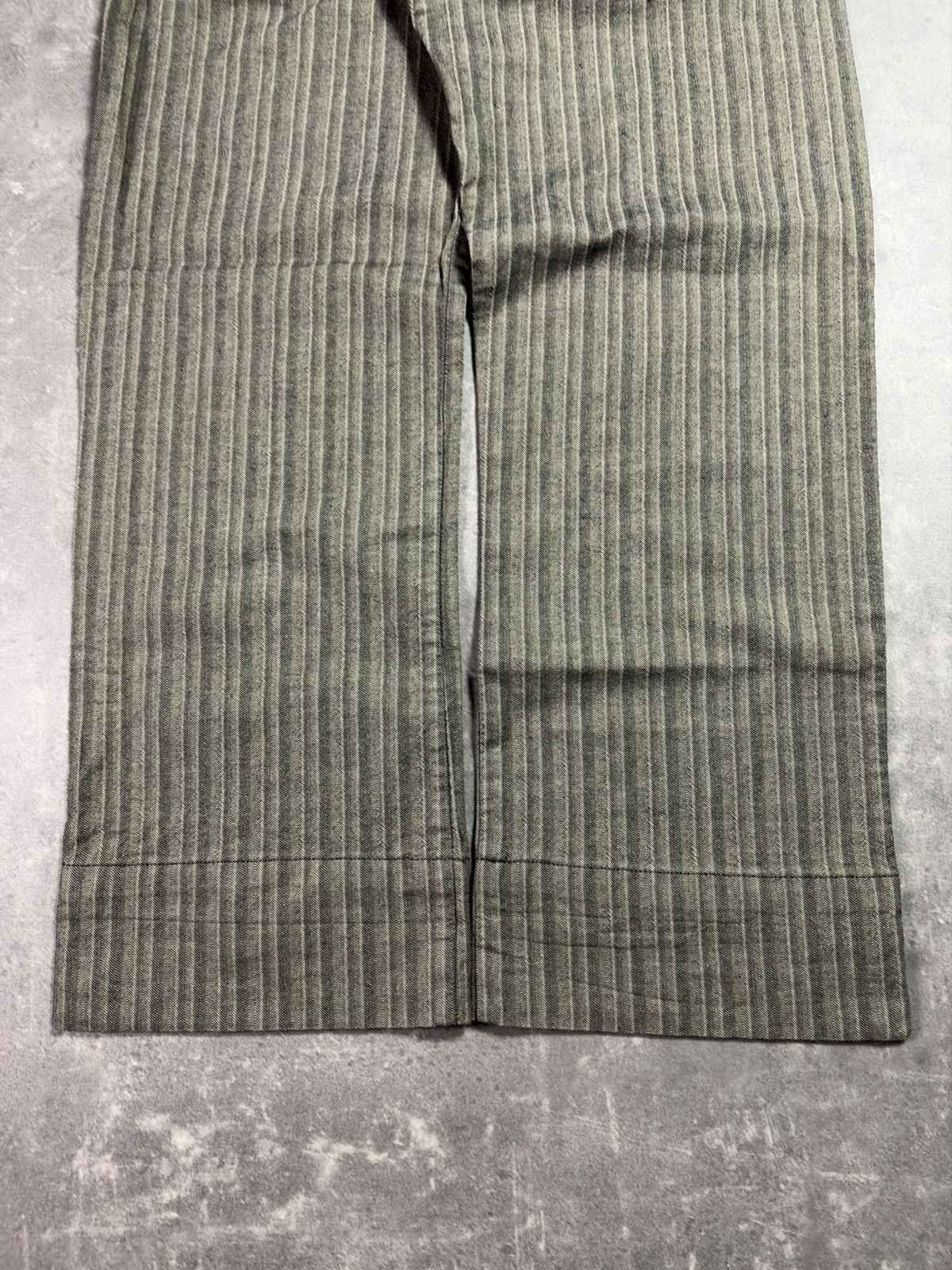 Marithe + Francois Girbaud 00s Marithe + Francois Girbaud Striped Wide Leg Pants 32 34 Size US 32 / EU 48 - 16 Thumbnail