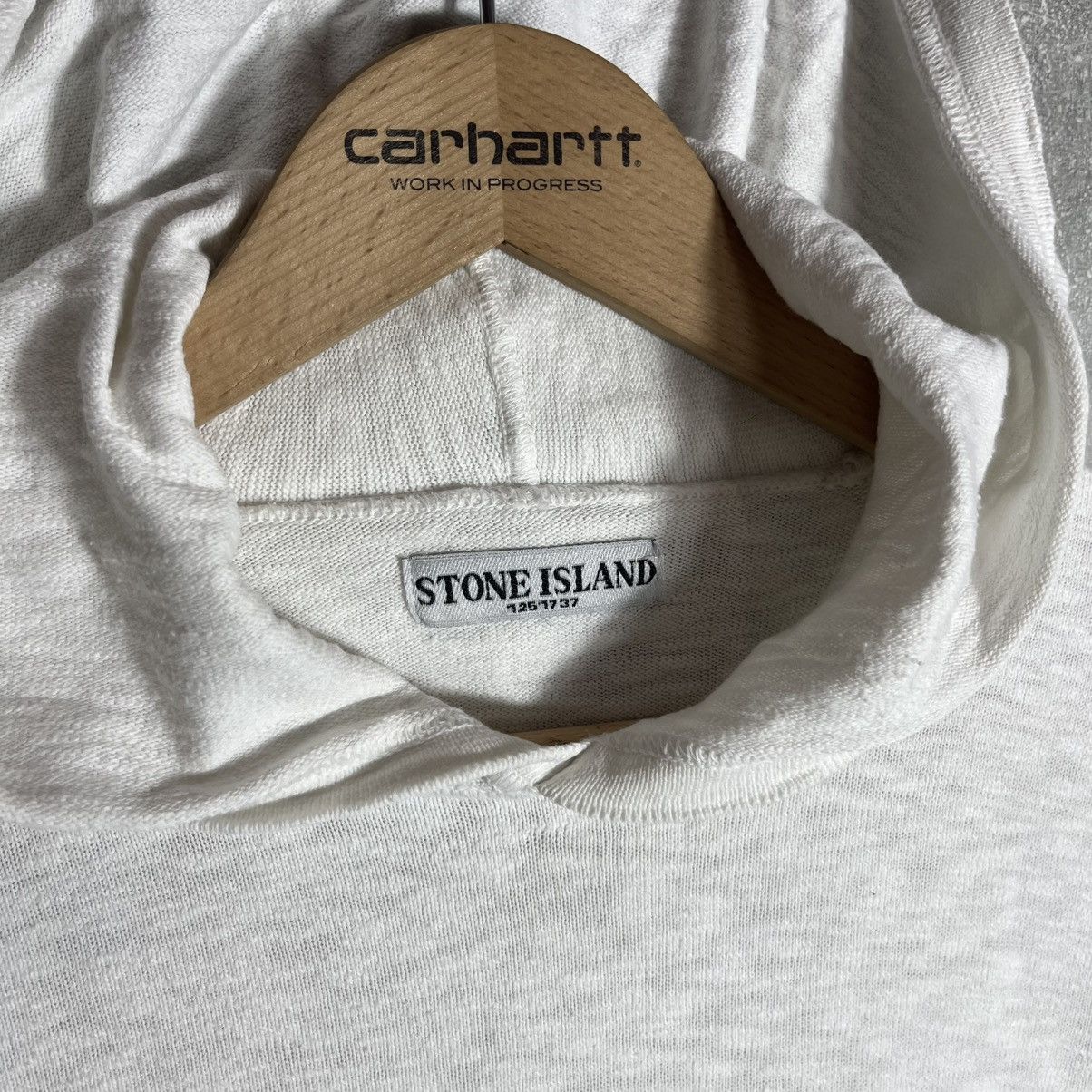 STONE ISLAND 00s VINTAGE ARCHIVE PULL HOODIE SWEATSHIRT HYPE 
