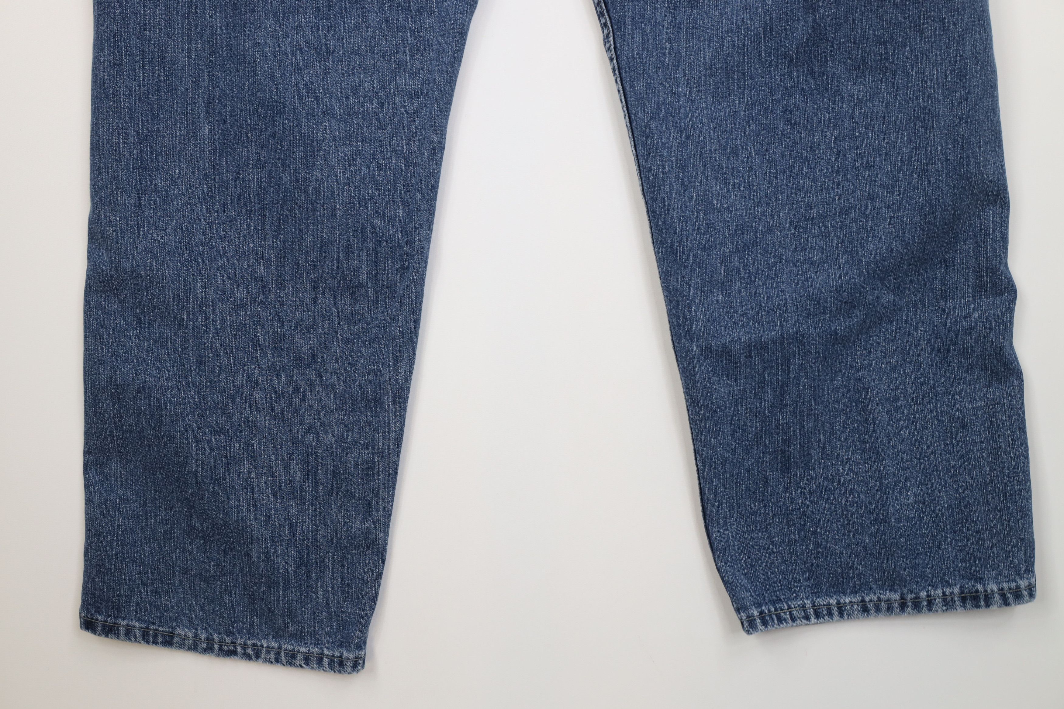 Lee Vintage Lee Wide Leg Dungaree Denim Jeans Blue Cotton Size US 32 / EU 48 - 11 Thumbnail