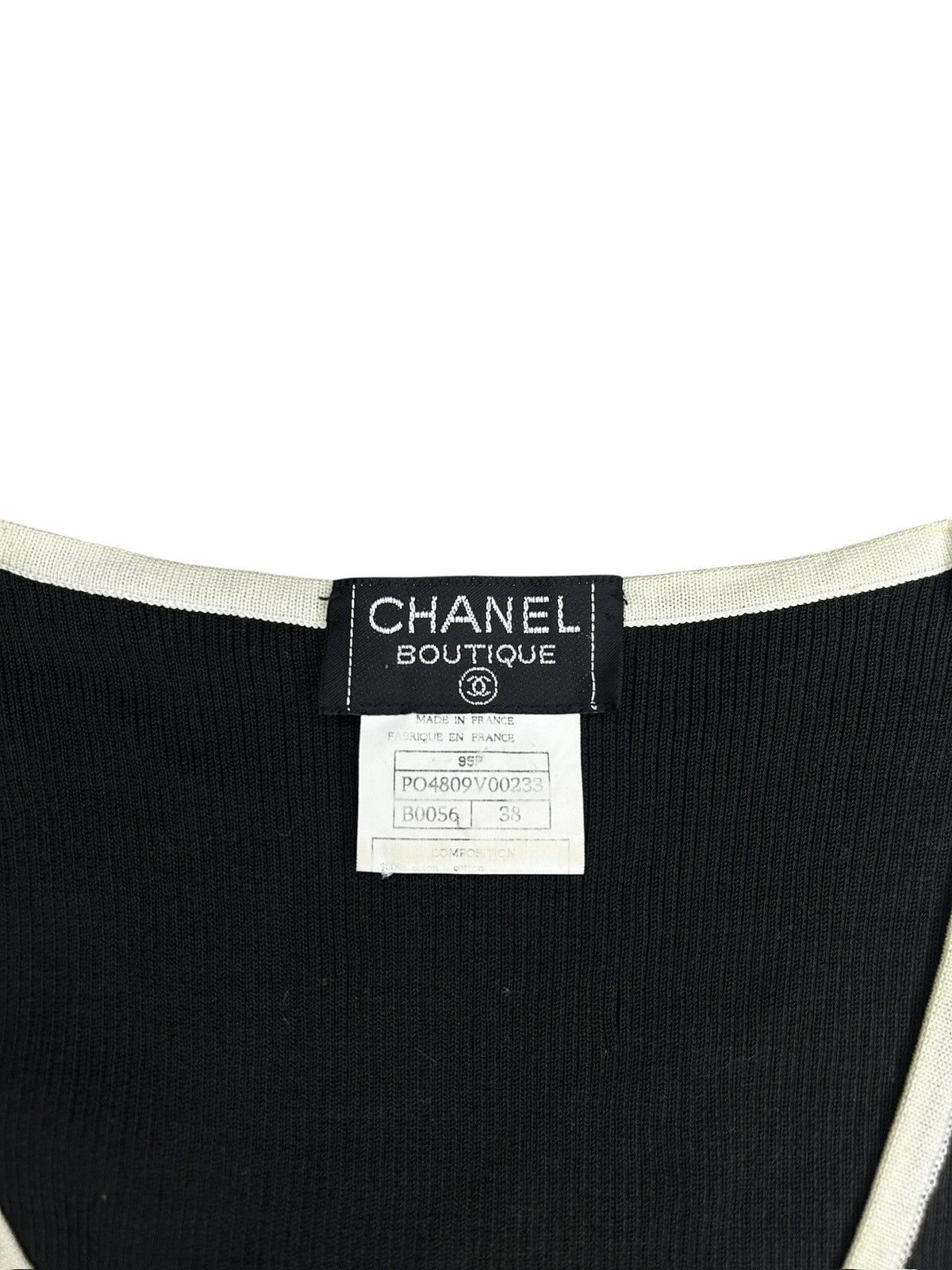 Chanel S/S 95 Knitted Top Size S / US 4 / IT 40 - 3 Thumbnail