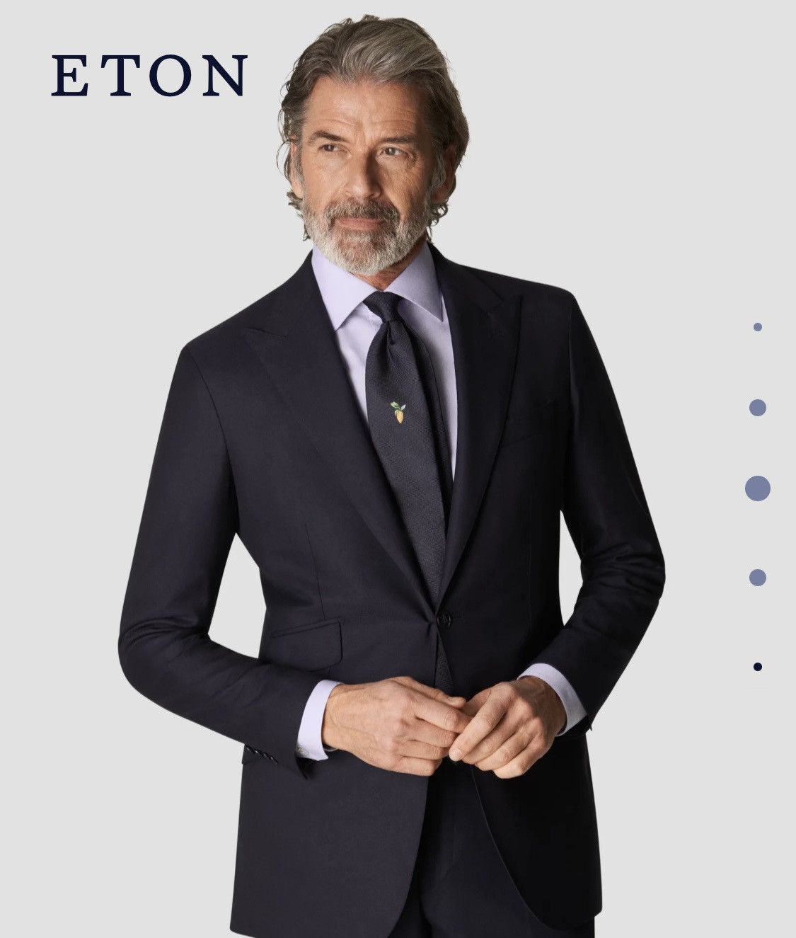 Eton Eton Light Purple Signature Twill Shirt – Made to Measure Size US L / EU 52-54 / 3 - 3 Thumbnail