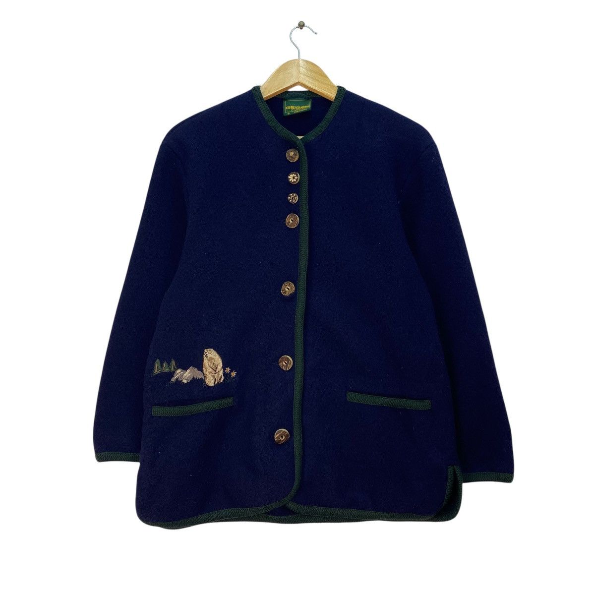 Japanese Brand 💥Vintage Geiger Wool Jacket Size M / US 6-8 / IT 42-44 - 2 Thumbnail