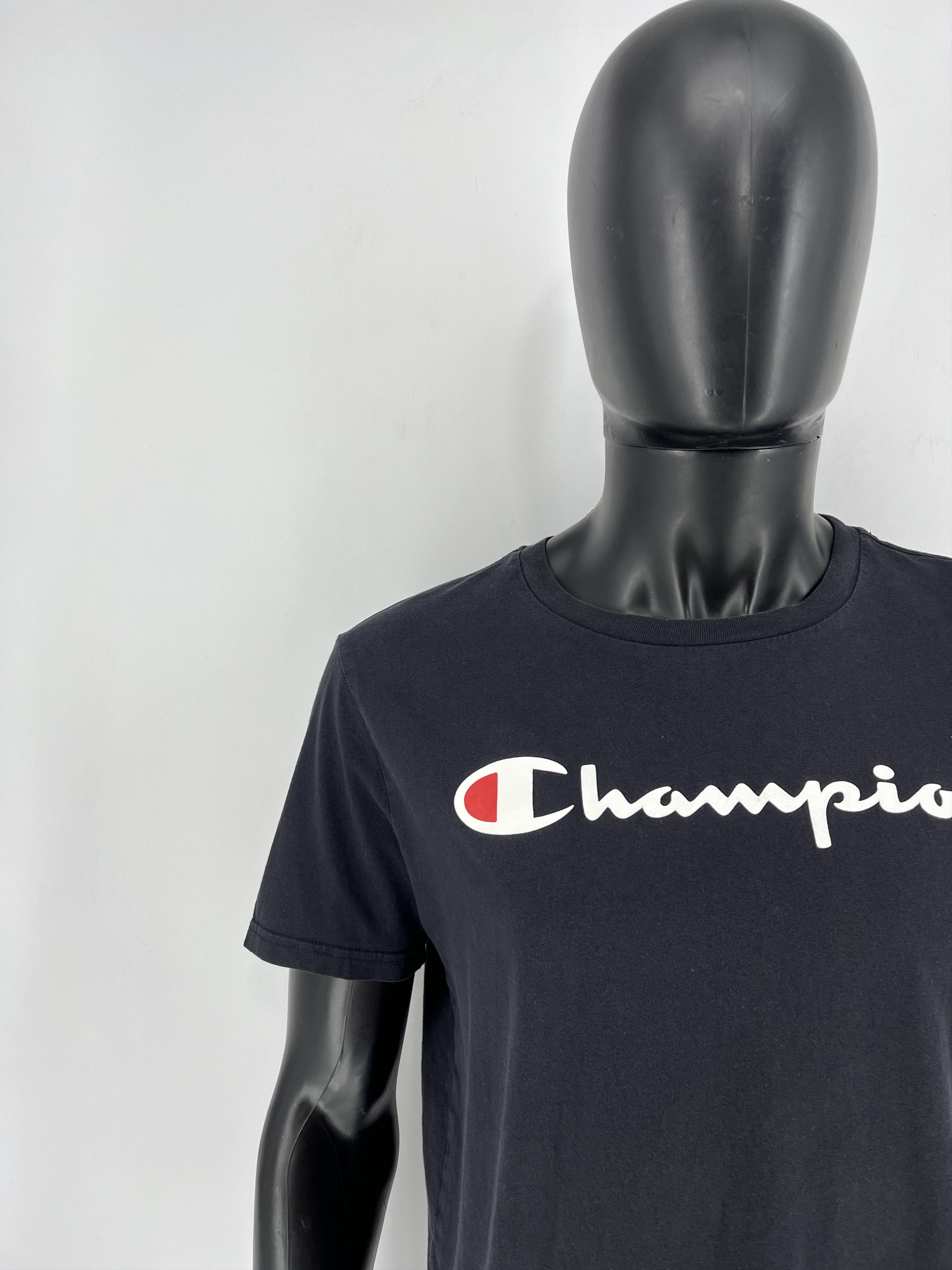 Champion × Vintage VINTAGE Y2K CHAMPION BIG LOGO NICE DESIGN TSHIRT HIP HOP RAP Size US M / EU 48-50 / 2 - 6 Thumbnail