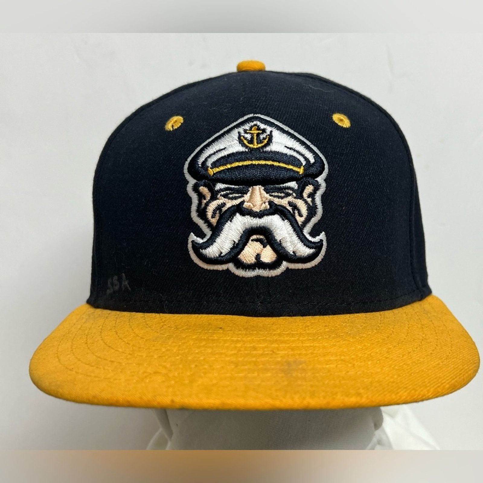 New Era Wool On Field Baseball Hat Lake County Captains Game Used Size ONE SIZE - 1 Thumbnail