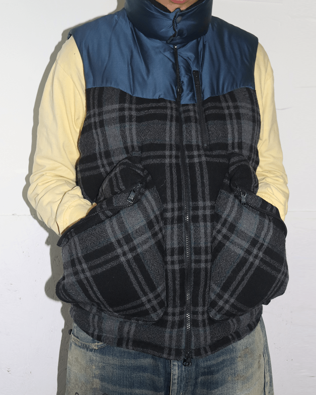 Y-3 Y-3 Check Pattern Down Vest Size US M / EU 48-50 / 2 - 4 Thumbnail