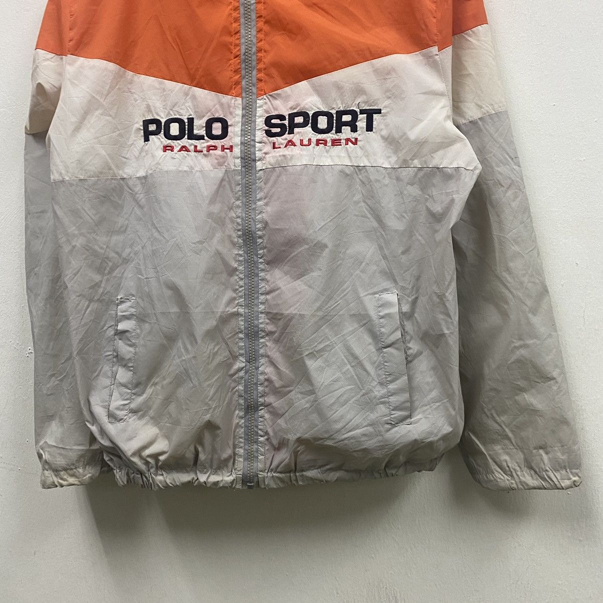 Polo Ralph Lauren × Ralph Lauren × Vintage 2000s Polo Sport Ralph Lauren Spell Out Colour block Jacket Size US M / EU 48-50 / 2 - 5 Thumbnail