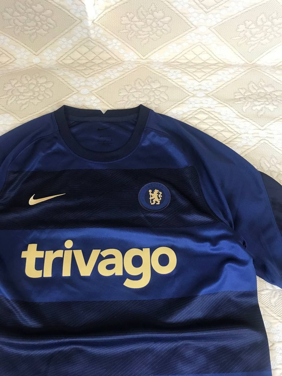Chelsea Soccer × Nike × Vintage 🔥 Nike Chelsea FC Pre Match Soccer Football Club Jersey Size US M / EU 48-50 / 2 - 8 Thumbnail