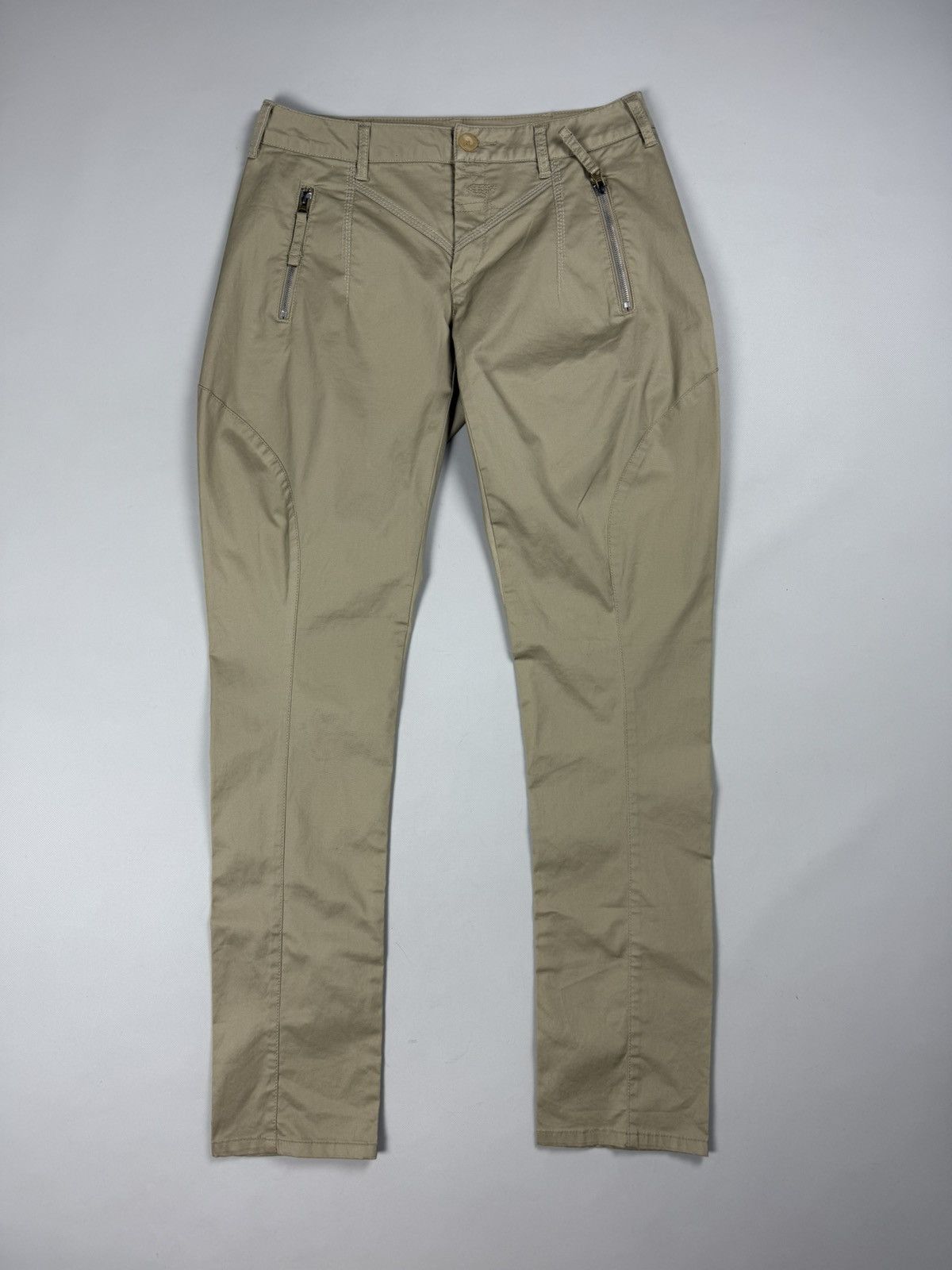 Marithe + Francois Girbaud MFG Girbaud Men’s Avant-Garde Chino Pants Trousers Size US 30 / EU 46 - 1 Thumbnail