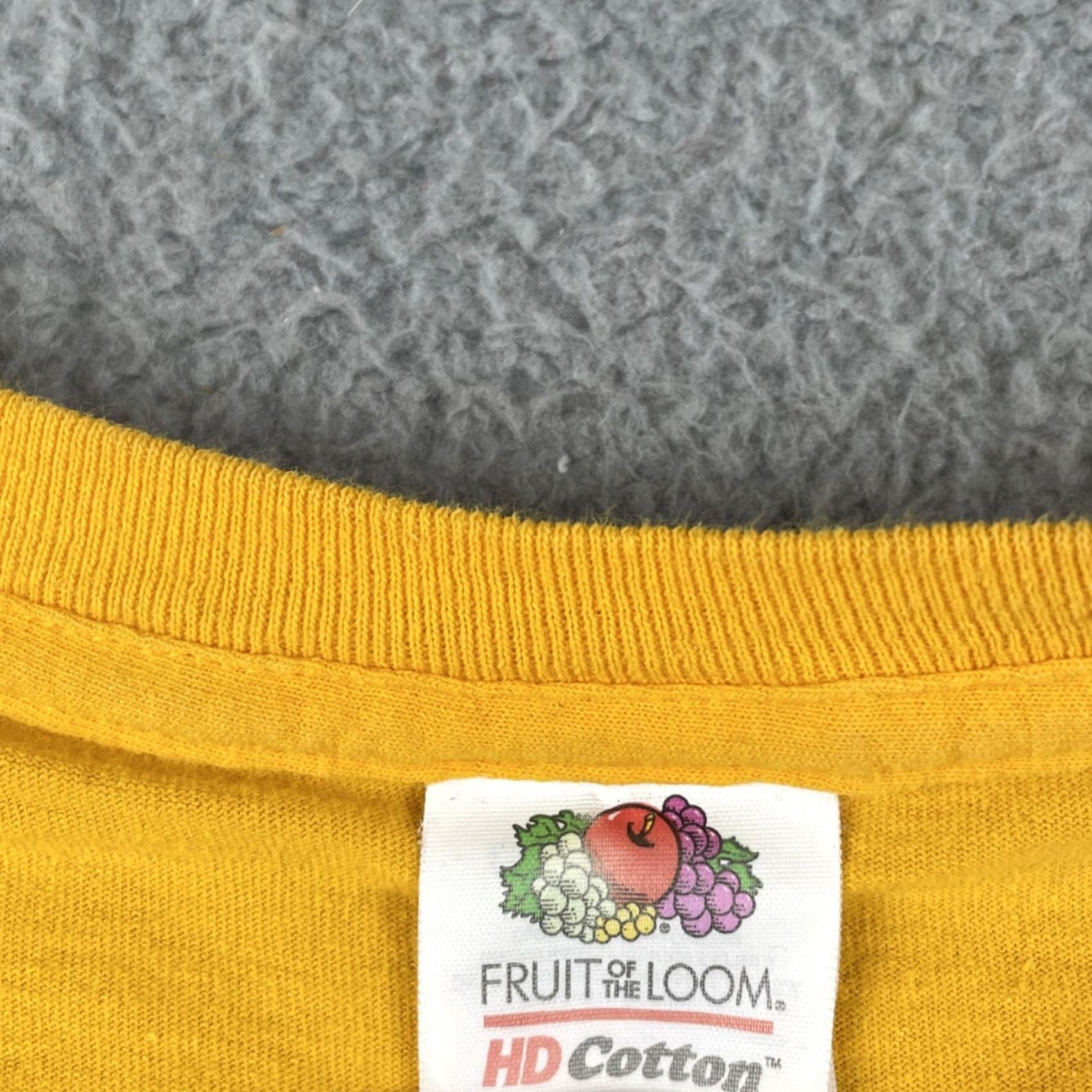 Fruit Of The Loom FOTL Van Gogh Painter Artist Large Yellow T Shirt Vincent Says Let It Gogh Tee Size US L / EU 52-54 / 3 - 7 Thumbnail