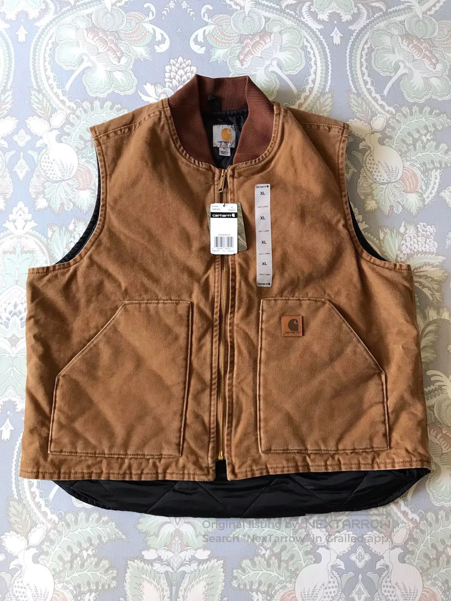 Carhartt Carhartt V02 Brown XL Canvas Work Vest. Size US XL / EU 56 / 4 - 1 Thumbnail