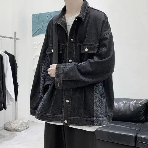 VIBE 💥New Limited Release Side Bandana Denim Jacket Size US L / EU 52-54 / 3 - 4 Thumbnail