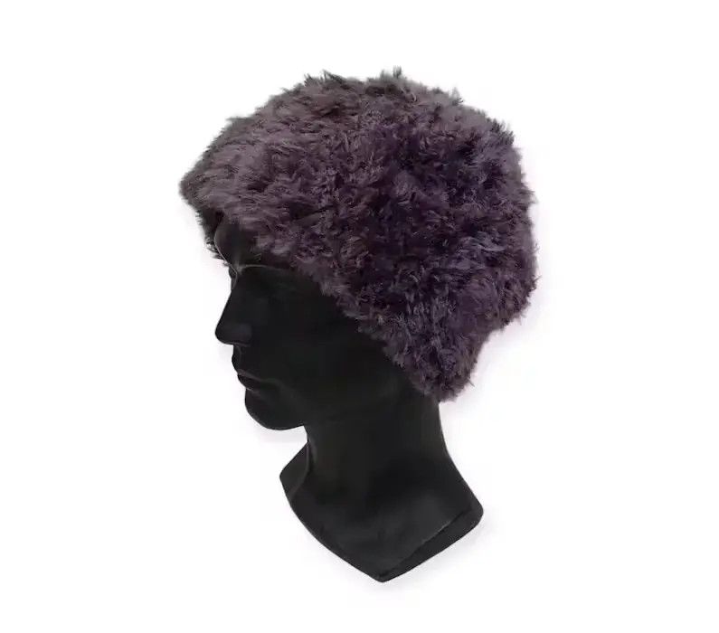 Japanese Brand Mohair Japanese Brand Fleece Beanie Hat Size ONE SIZE - 1 Thumbnail