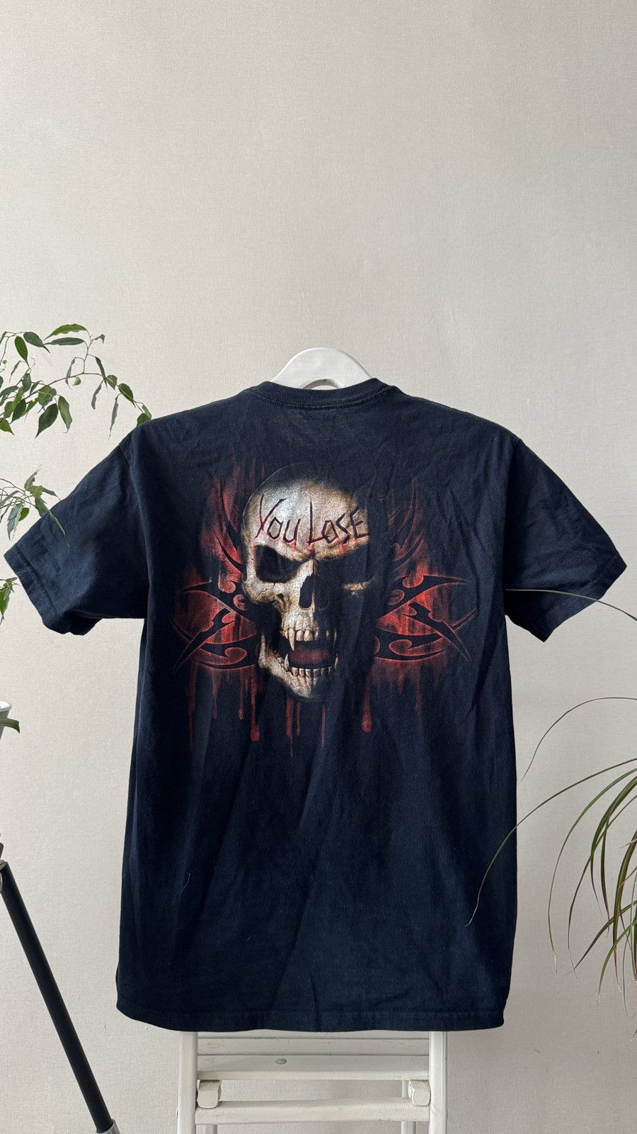 If Six Was Nine Spiral Skull Printed Y2K vintage faded tee if6was9 LGB Size US M / EU 48-50 / 2 - 4 Thumbnail