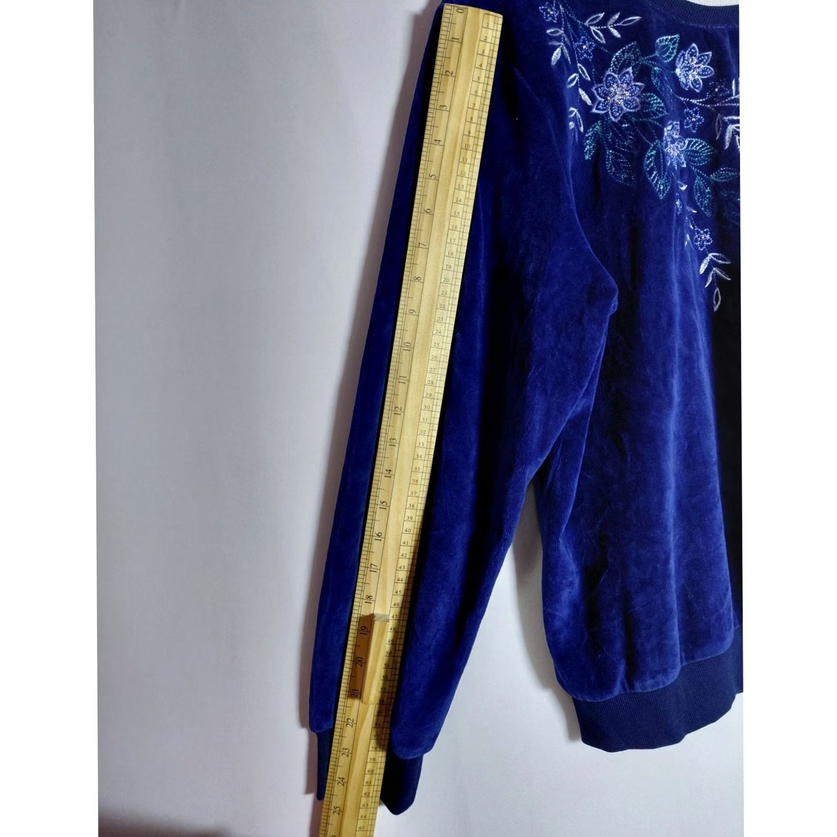 Vintage Alfred Dunner Embroidered Blue Knit Long Sleeve Women's Size L Crew Neck Pullover Sweater Knit Clothing Casual Size L / US 10 / IT 46 - 7 Thumbnail