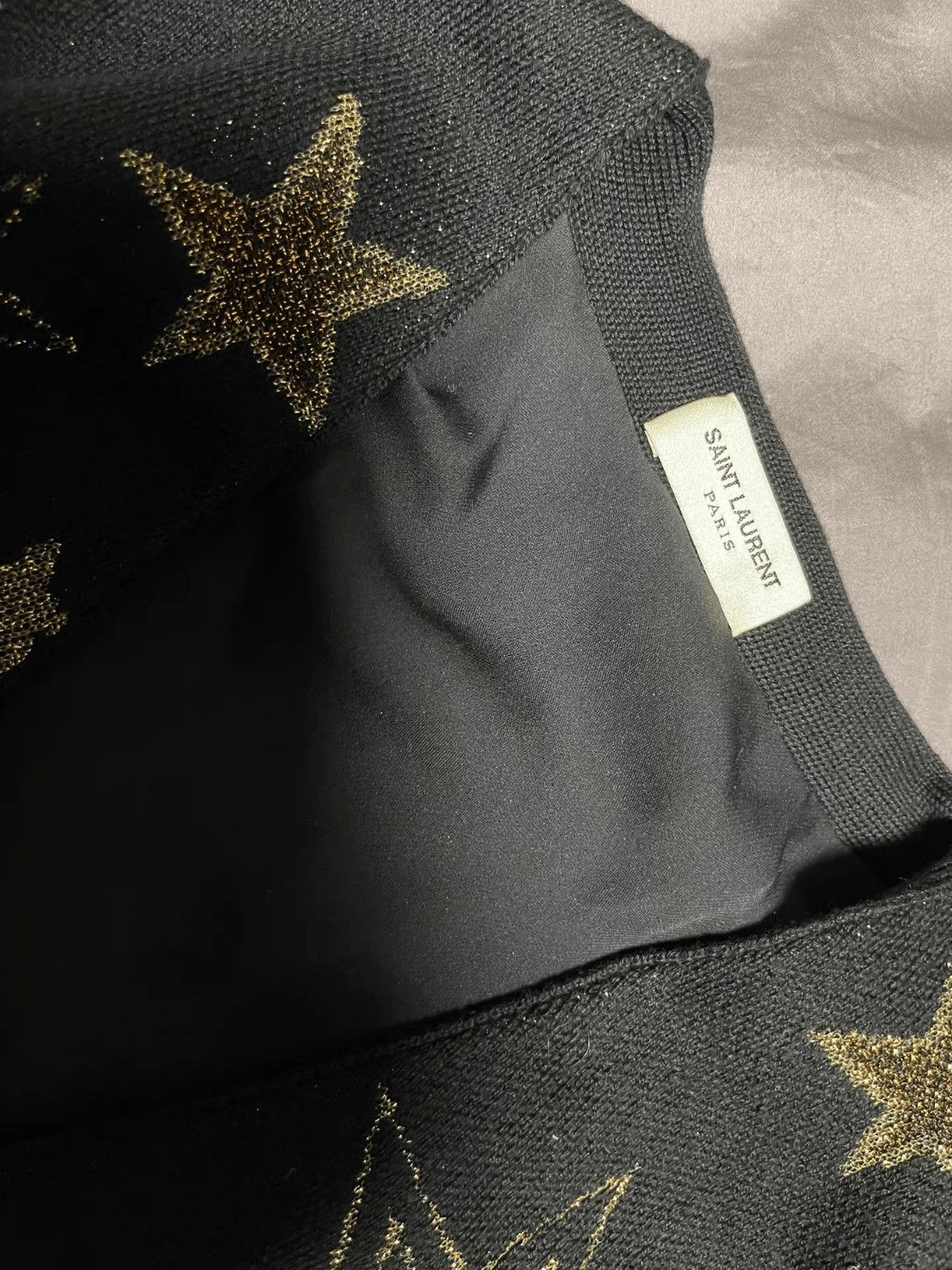 Saint Laurent Paris Saint Laurent Paris 15SS OS Stars Pattern Knitwear Cardiga Size US XS / EU 42 / 0 - 3 Thumbnail