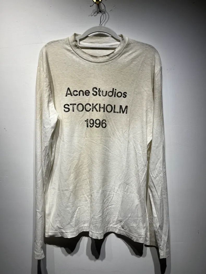 Acne Studios Acne Studios 1996 Letter Print Vintage Long Sleeve T-Shirt Size US XS / EU 42 / 0 - 1 Thumbnail